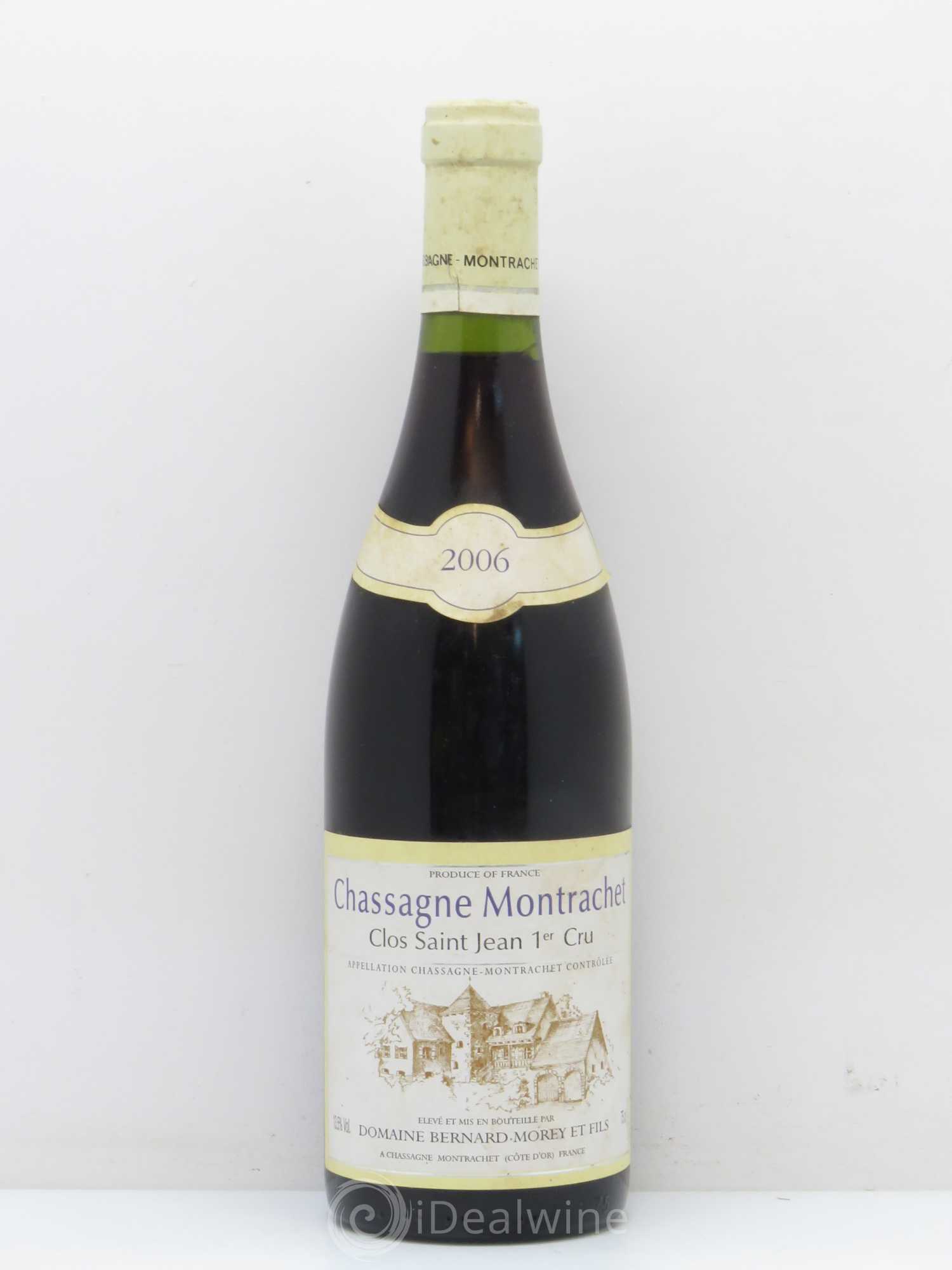 Chassagne-Montrachet 1er Cru Clos Saint Jean Morey Et Fils 2006 - Posten von 1 Flasche - 0