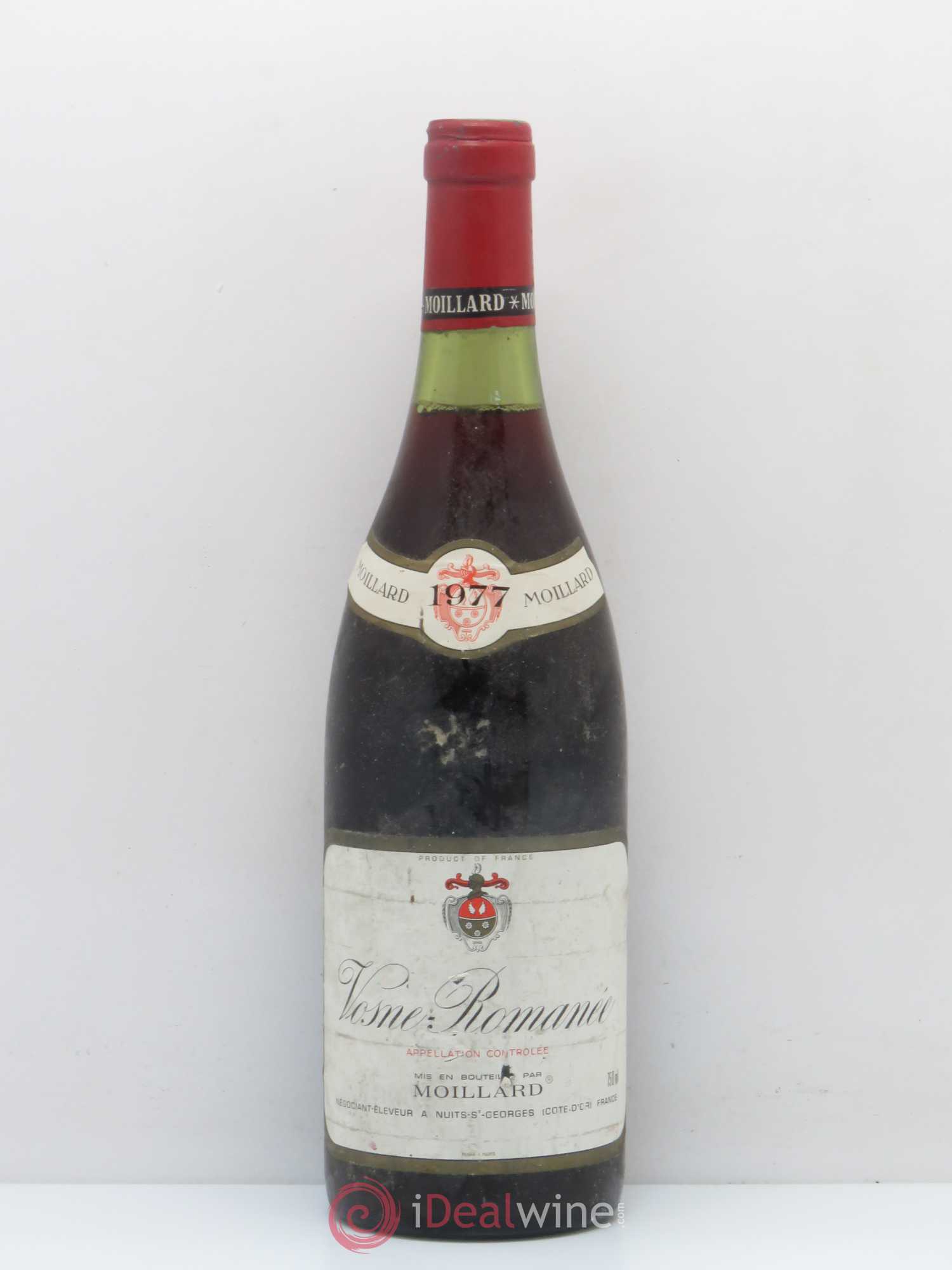 Vosne-Romanée Domaine Moillard 1977 - Lot de 1 bouteille - 0