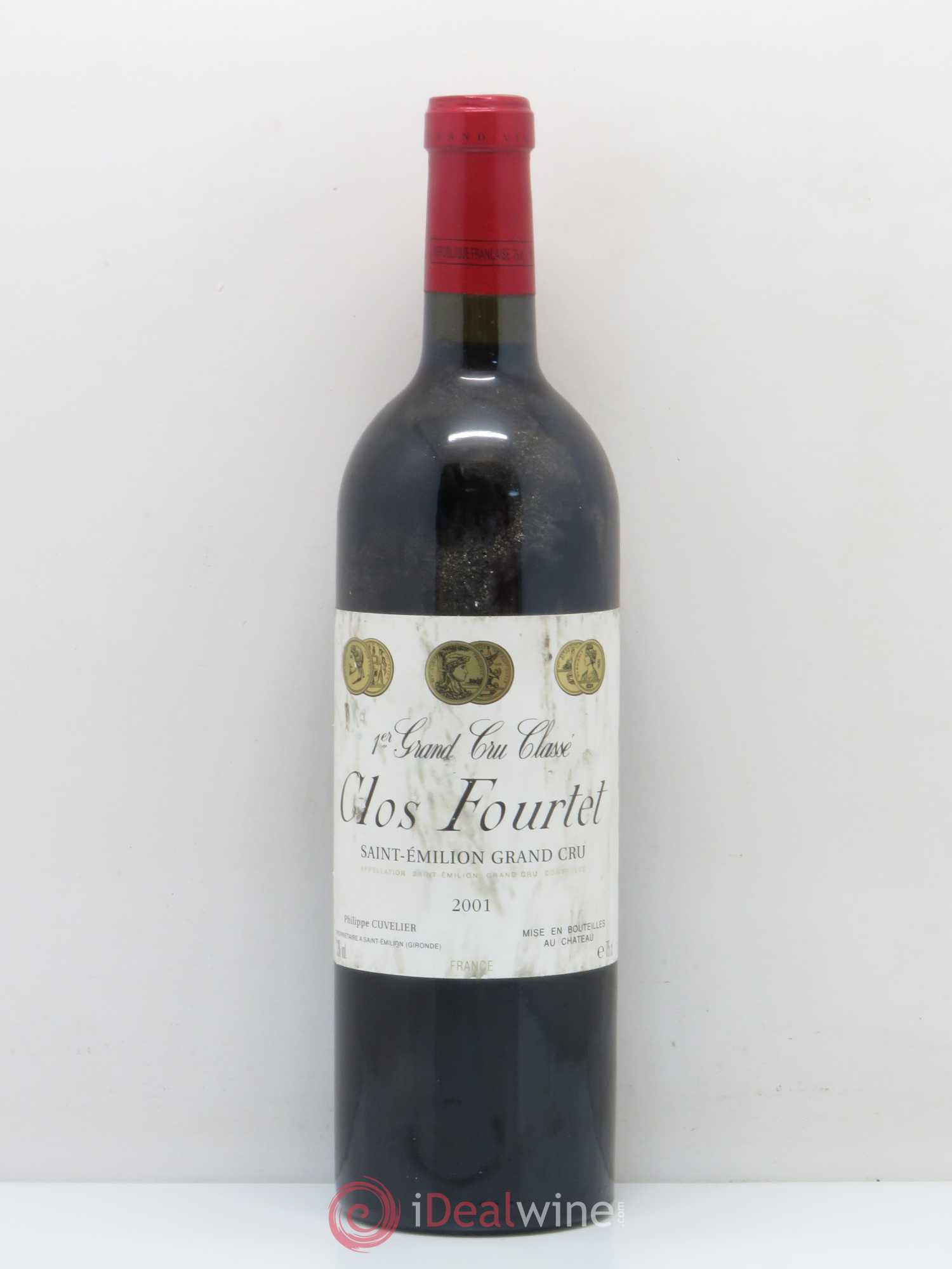Clos Fourtet 1er Grand Cru Classé B 2001 - Lot de 1 bouteille - 0