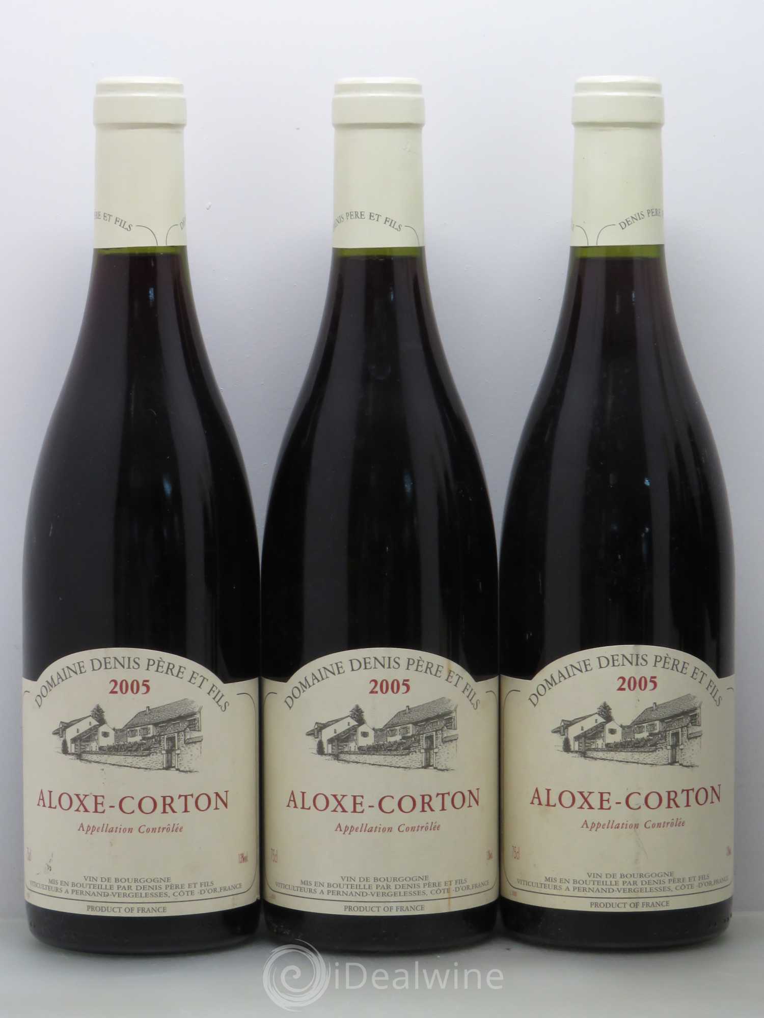 Aloxe-Corton Domaine Denis Pere & Fils 2005 - Posten von 6 Flaschen - 1