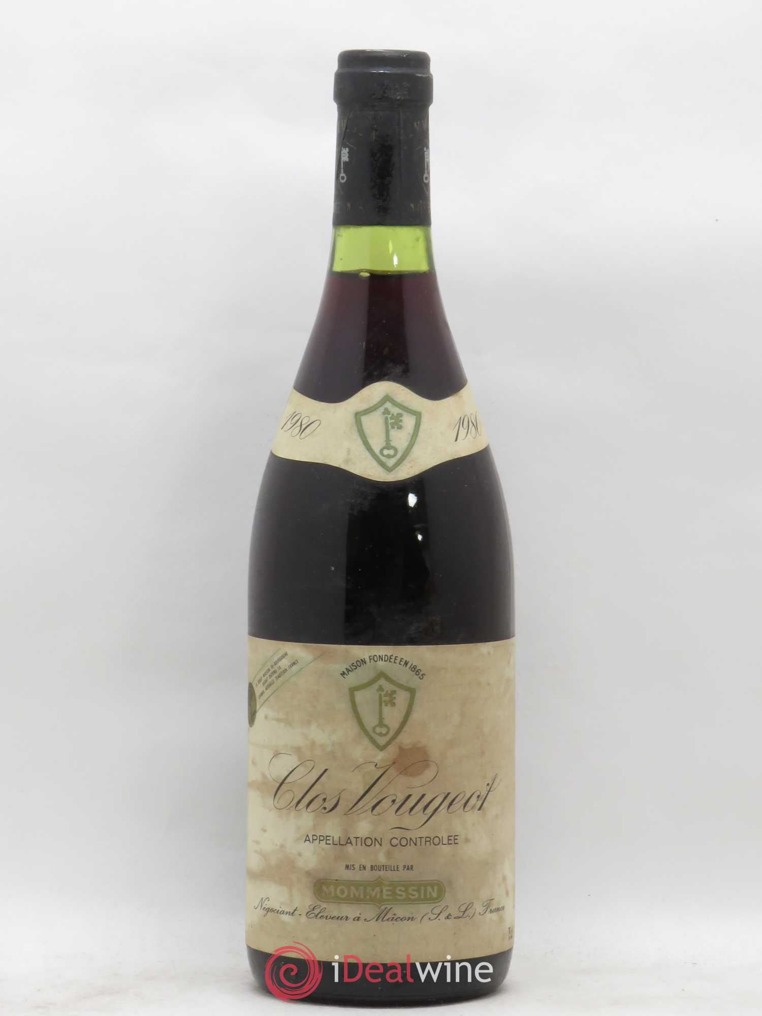 Clos de Vougeot Grand Cru Mommessin 1980 - Lot de 1 bouteille - 0
