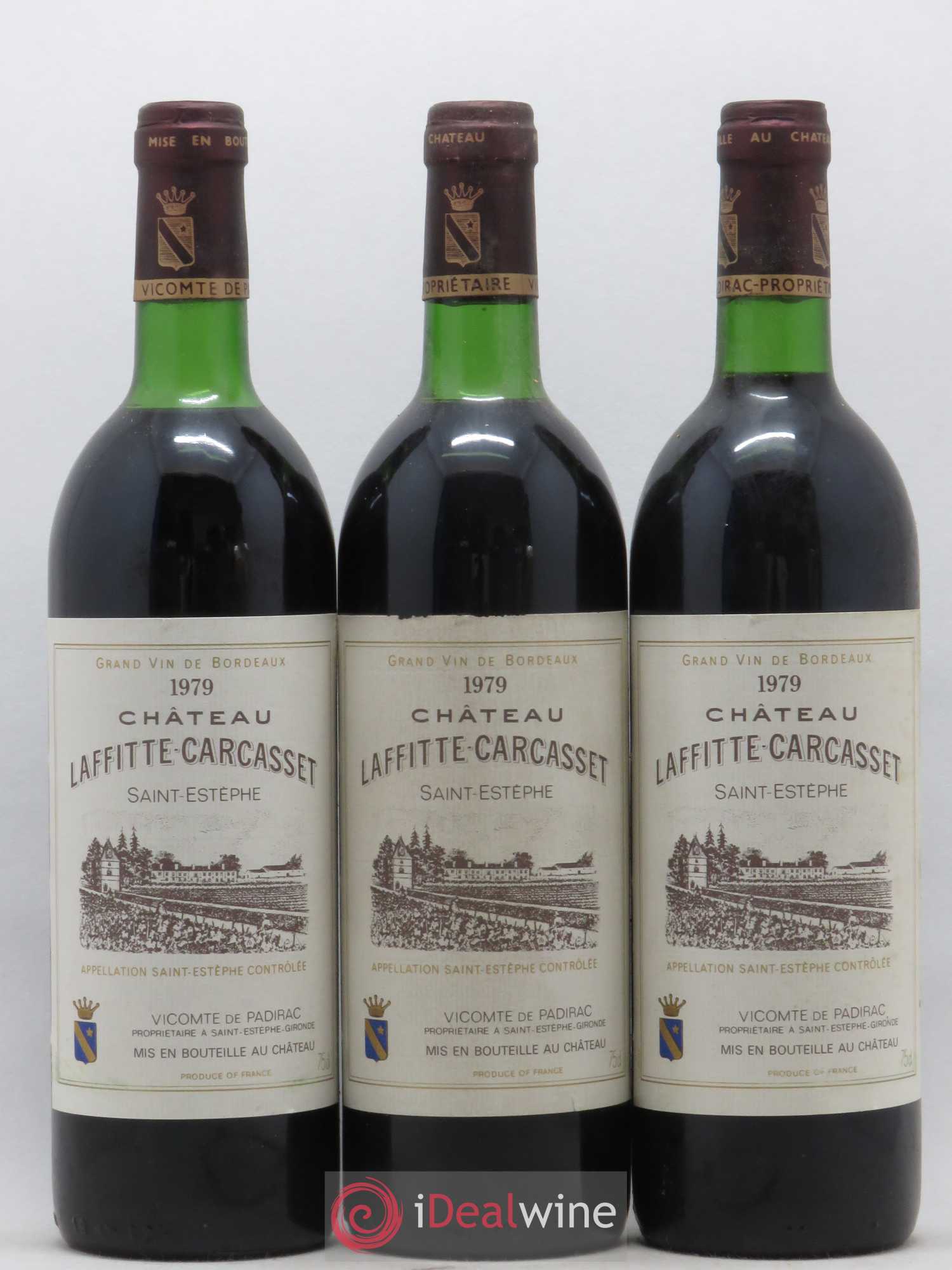 Château Laffitte Carcasset Cru Bourgeois (sans prix de réserve) 1979 - Lot de 12 bouteilles - 2