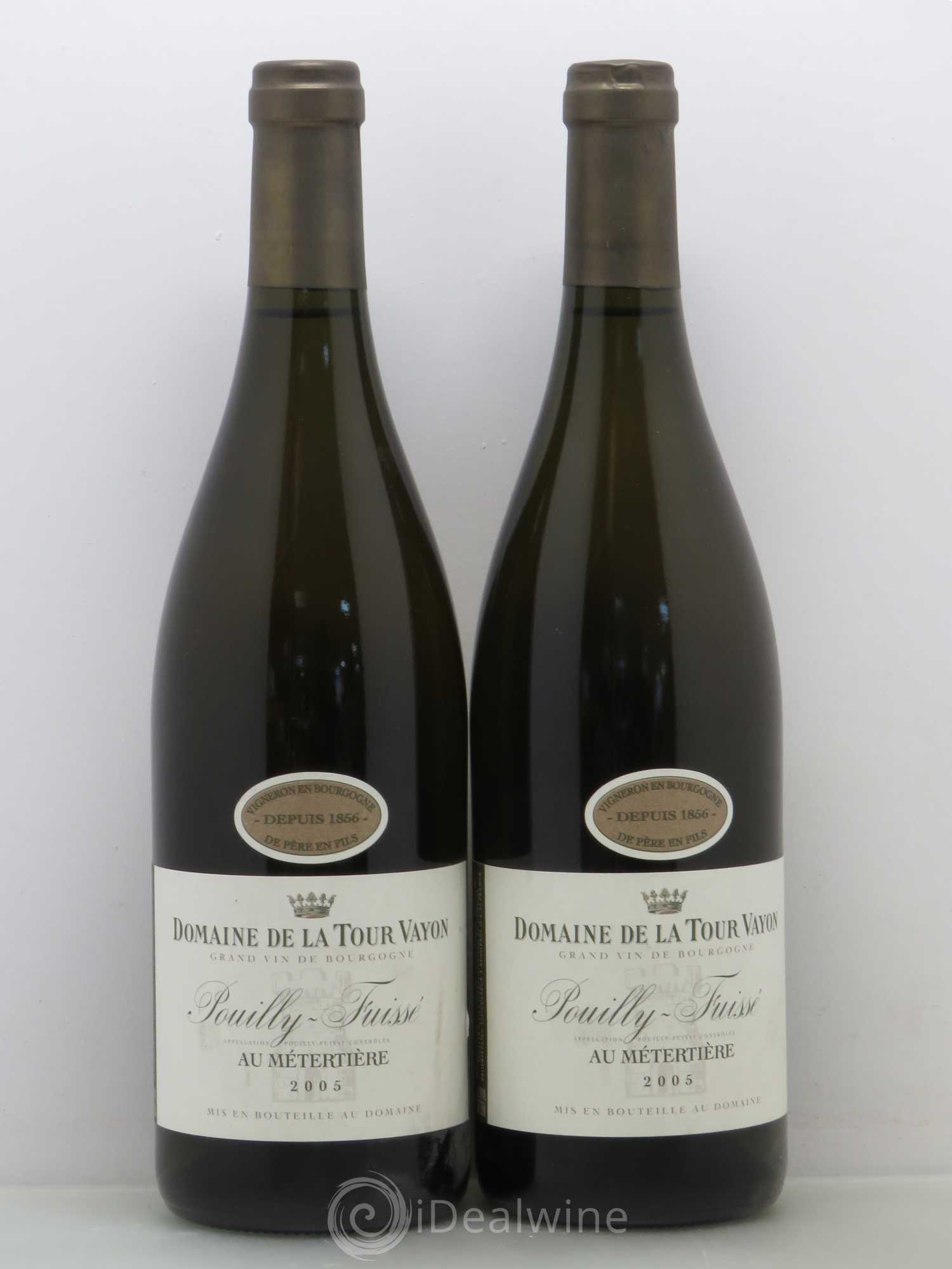 Pouilly-Fuissé Domaine De La Tour Vayon Au Metertiere 2005 - Posten von 5 Flaschen - 2