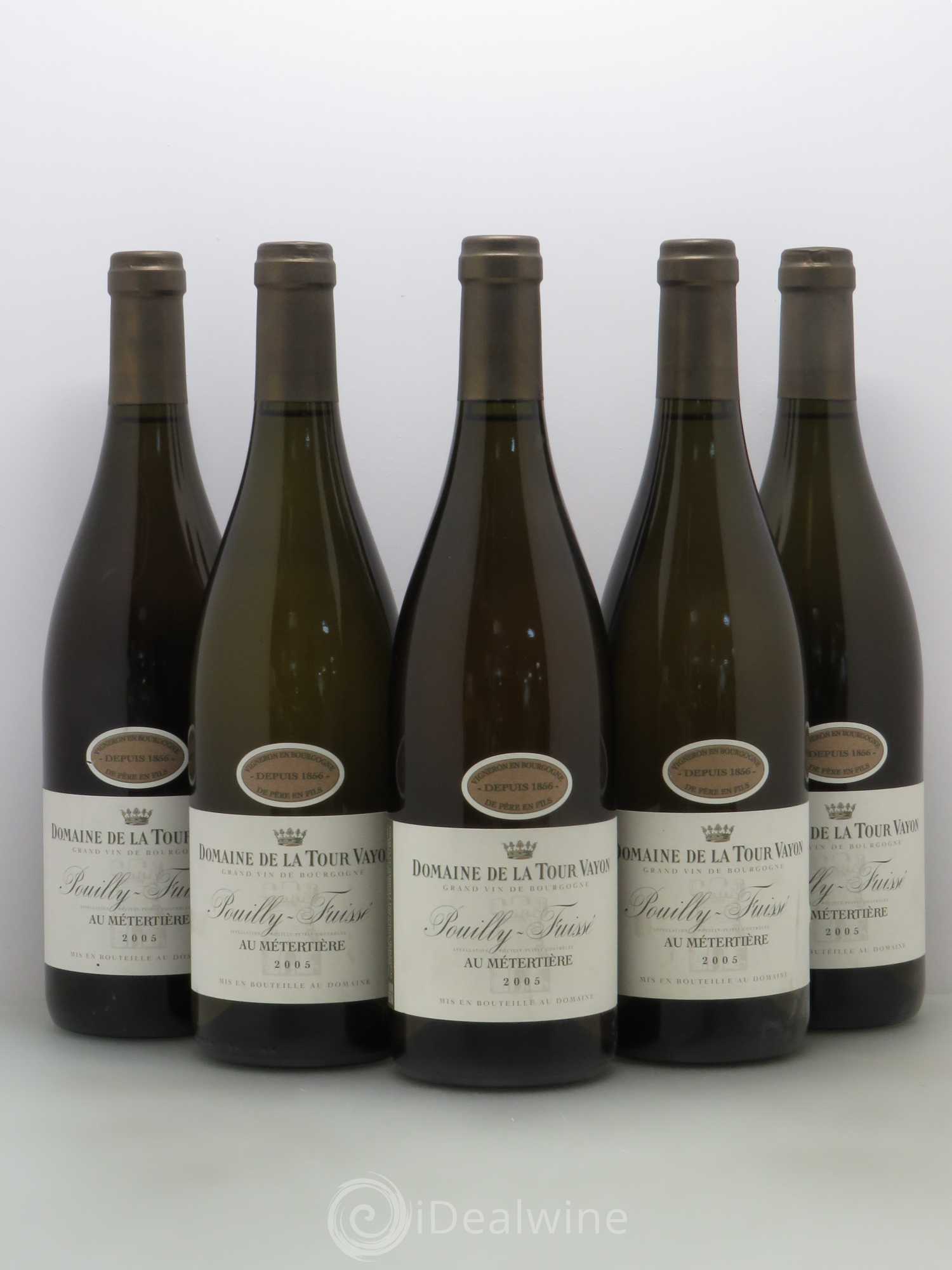 Pouilly-Fuissé Domaine De La Tour Vayon Au Metertiere 2005 - Posten von 5 Flaschen - 0
