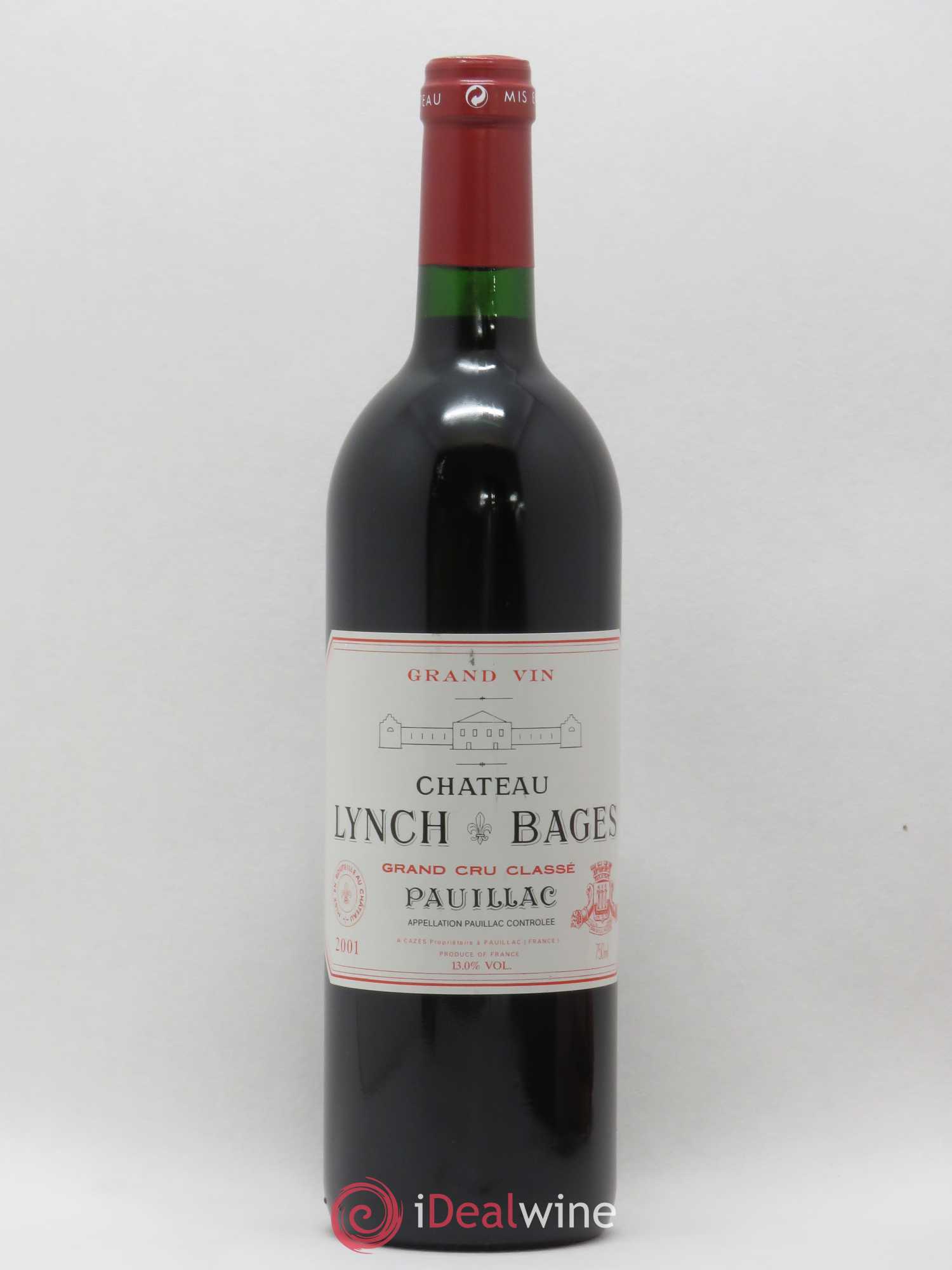 Château Lynch Bages 5ème Grand Cru Classé 2001 - Lot de 1 bouteille - 0