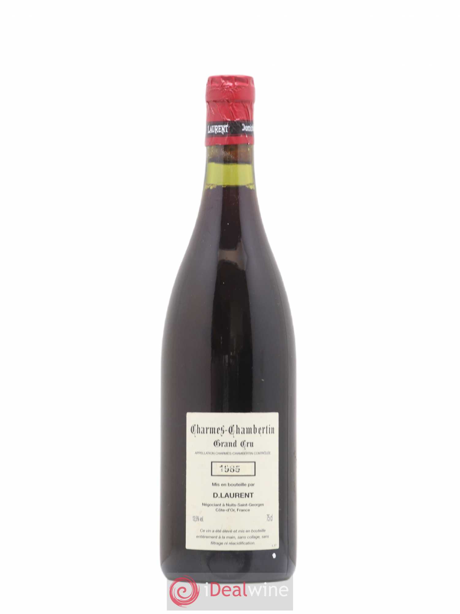 Charmes-Chambertin Grand Cru Vieilles Vignes Dominique Laurent 1985 - Lot de 1 bouteille - 1