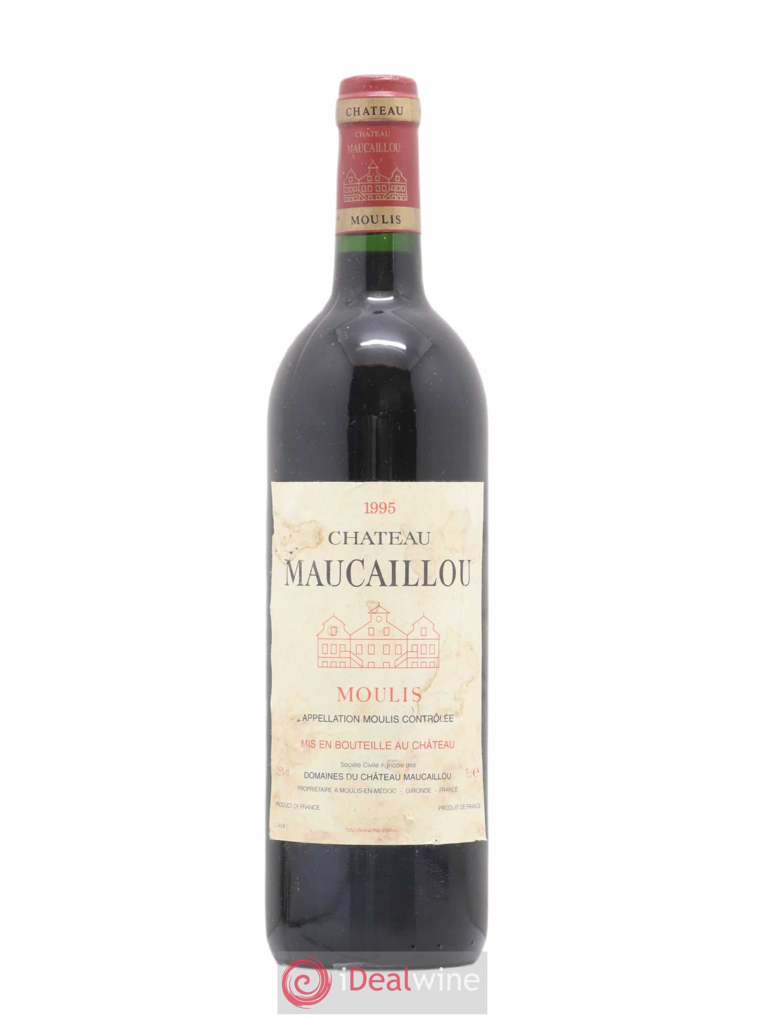 Château Maucaillou 1995 - Lot de 1 bouteille - 0