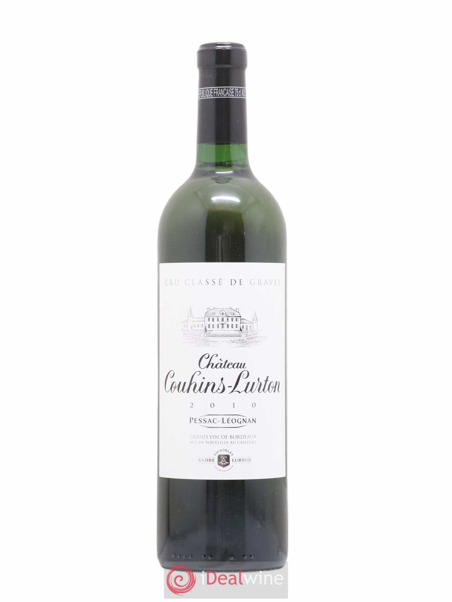 Château Couhins-Lurton Cru Classé de Graves 2010 - Lot de 1 bouteille - 0