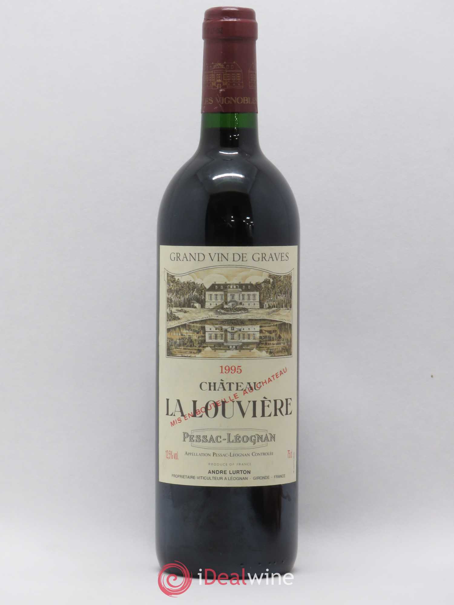 Château la Louvière 1995 - Lot de 1 bouteille - 0