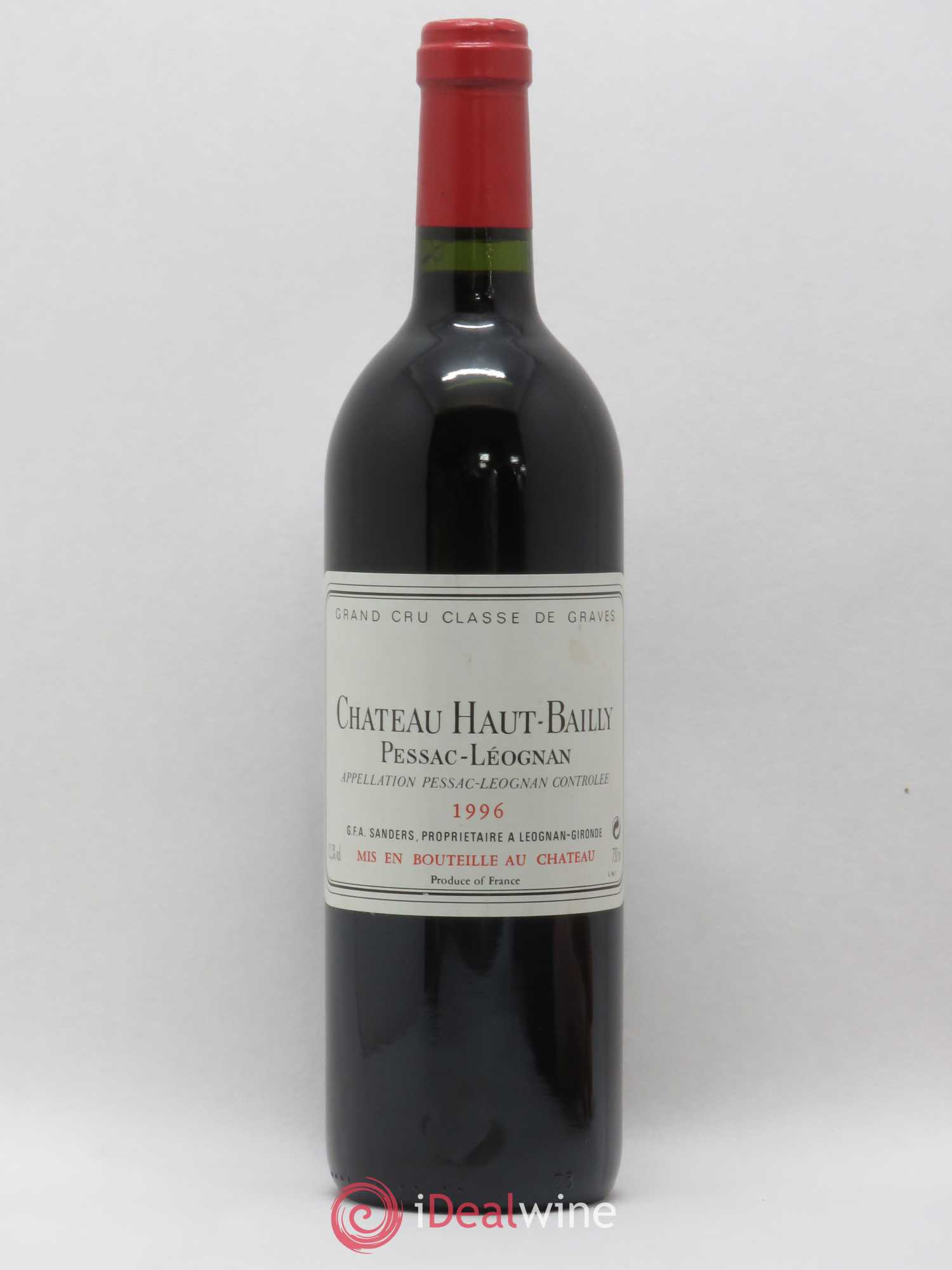 Château Haut-Bailly Cru Classé de Graves 1996 - Lot de 1 bouteille - 0