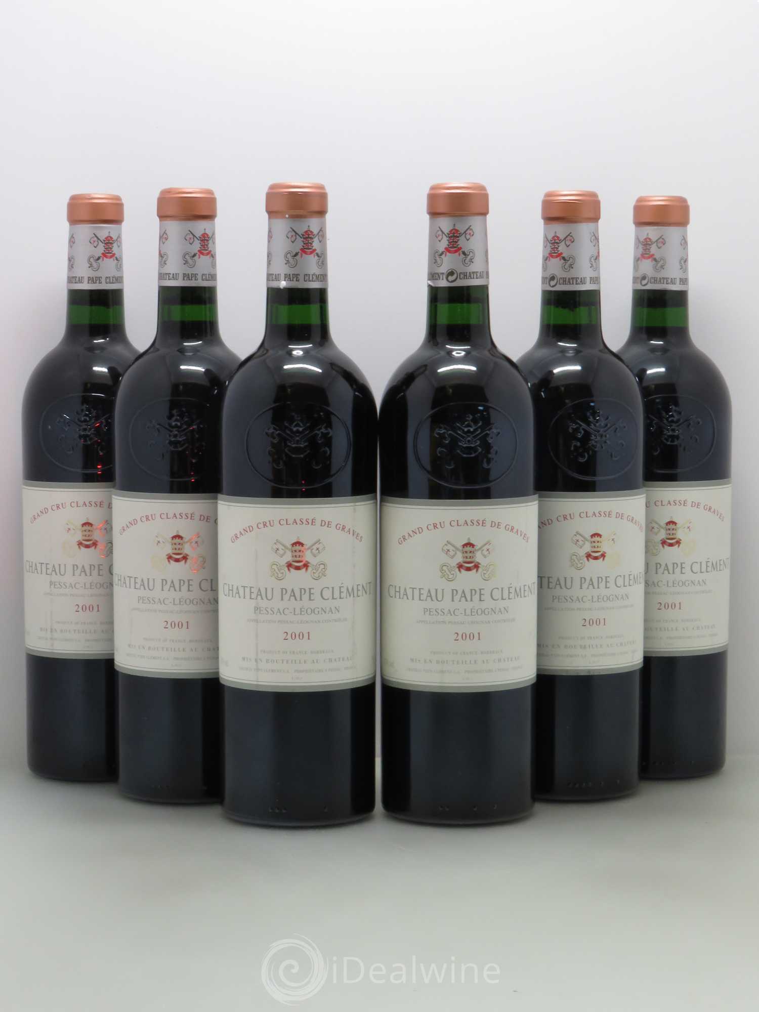 Château Pape Clément Cru Classé de Graves 2001 - Lot de 6 bouteilles - 0