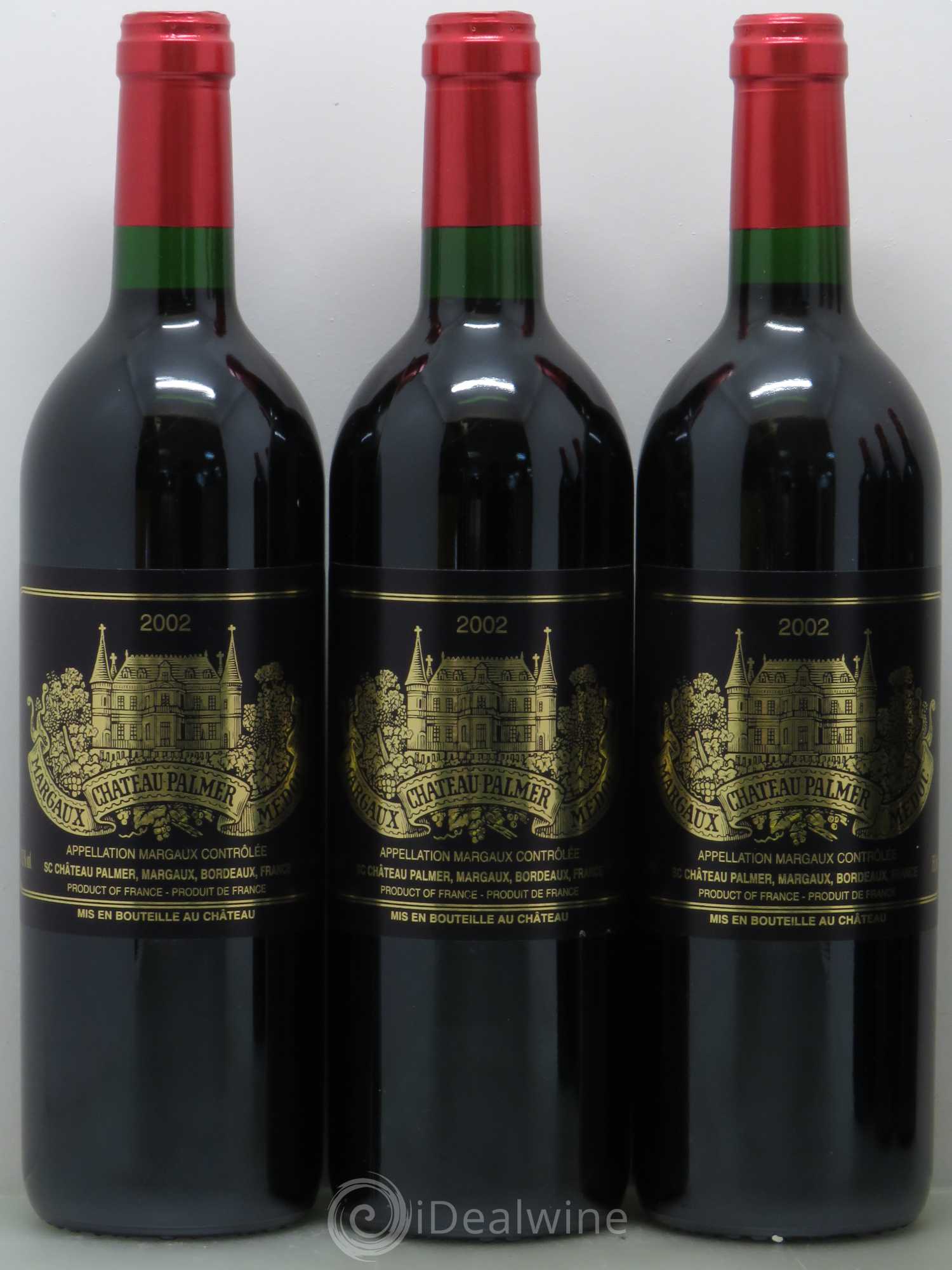 Château Palmer 3ème Grand Cru Classé 2002 - Lot de 6 bouteilles - 1