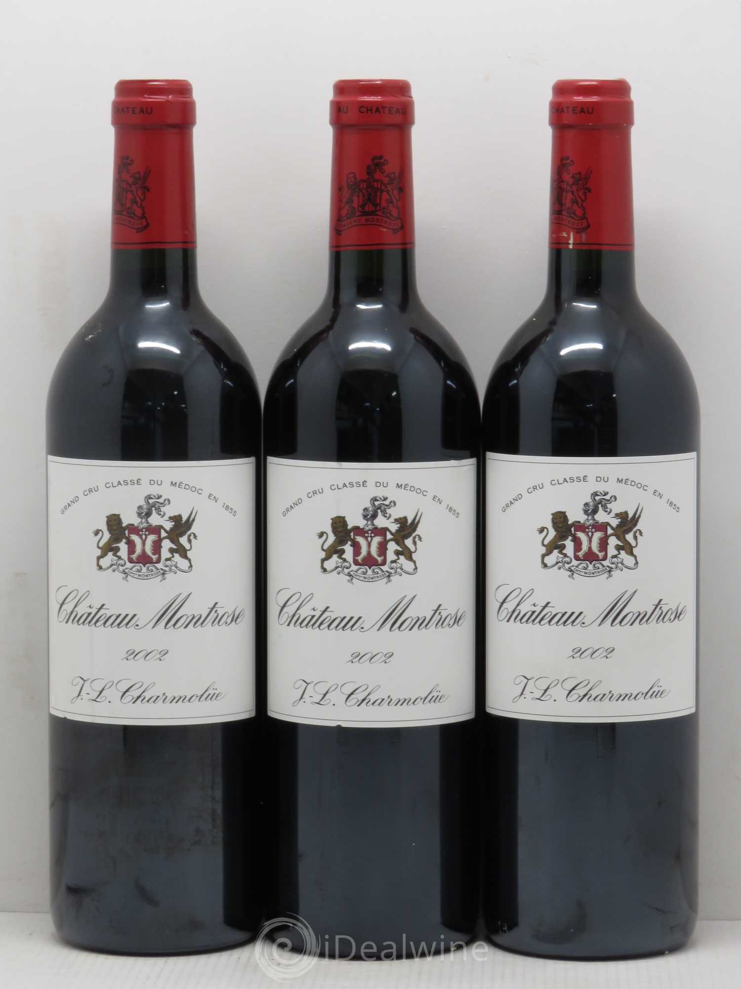 Château Montrose 2ème Grand Cru Classé 2002 - Lot de 6 bouteilles - 1