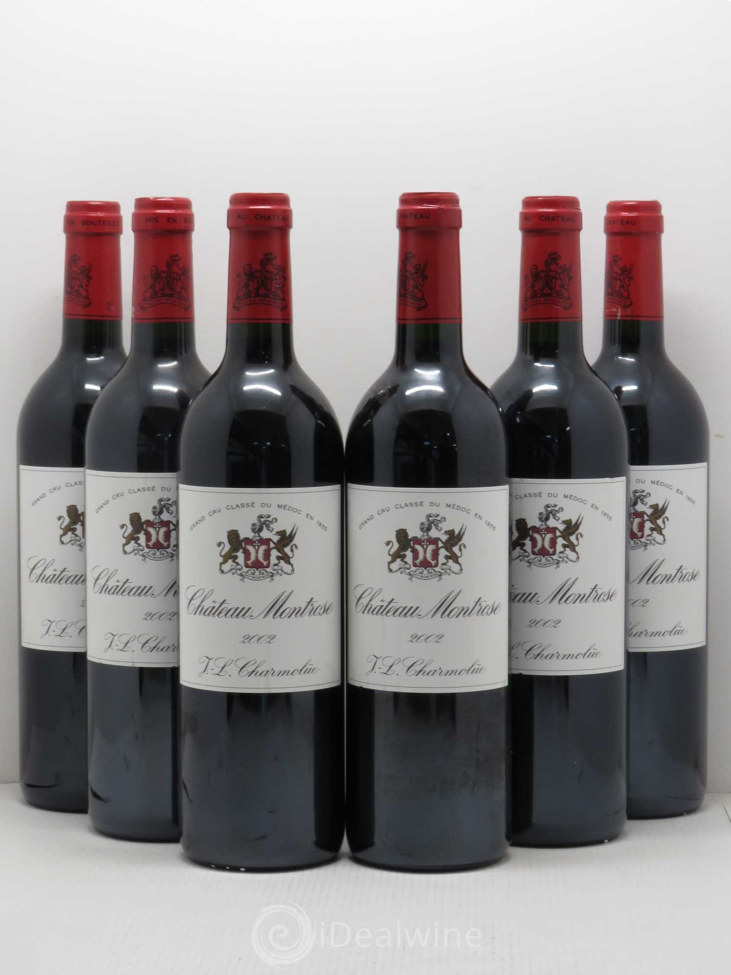 Château Montrose 2ème Grand Cru Classé 2002 - Lot de 6 bouteilles - 0