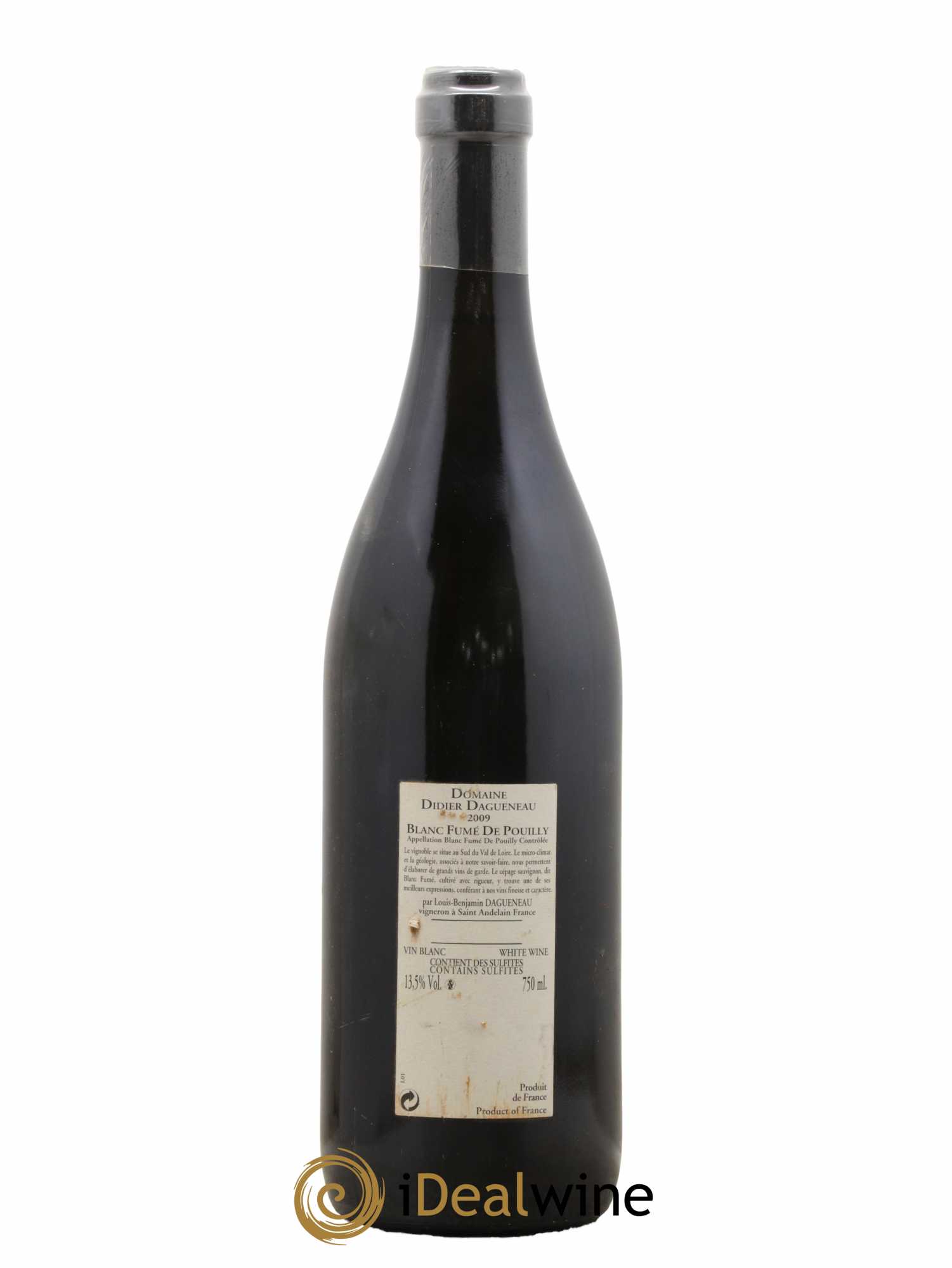 Vin de France (anciennement Pouilly-Fumé) Buisson Renard Dagueneau (Domaine Didier - Louis-Benjamin) 2009 - Lot de 1 bouteille - 1