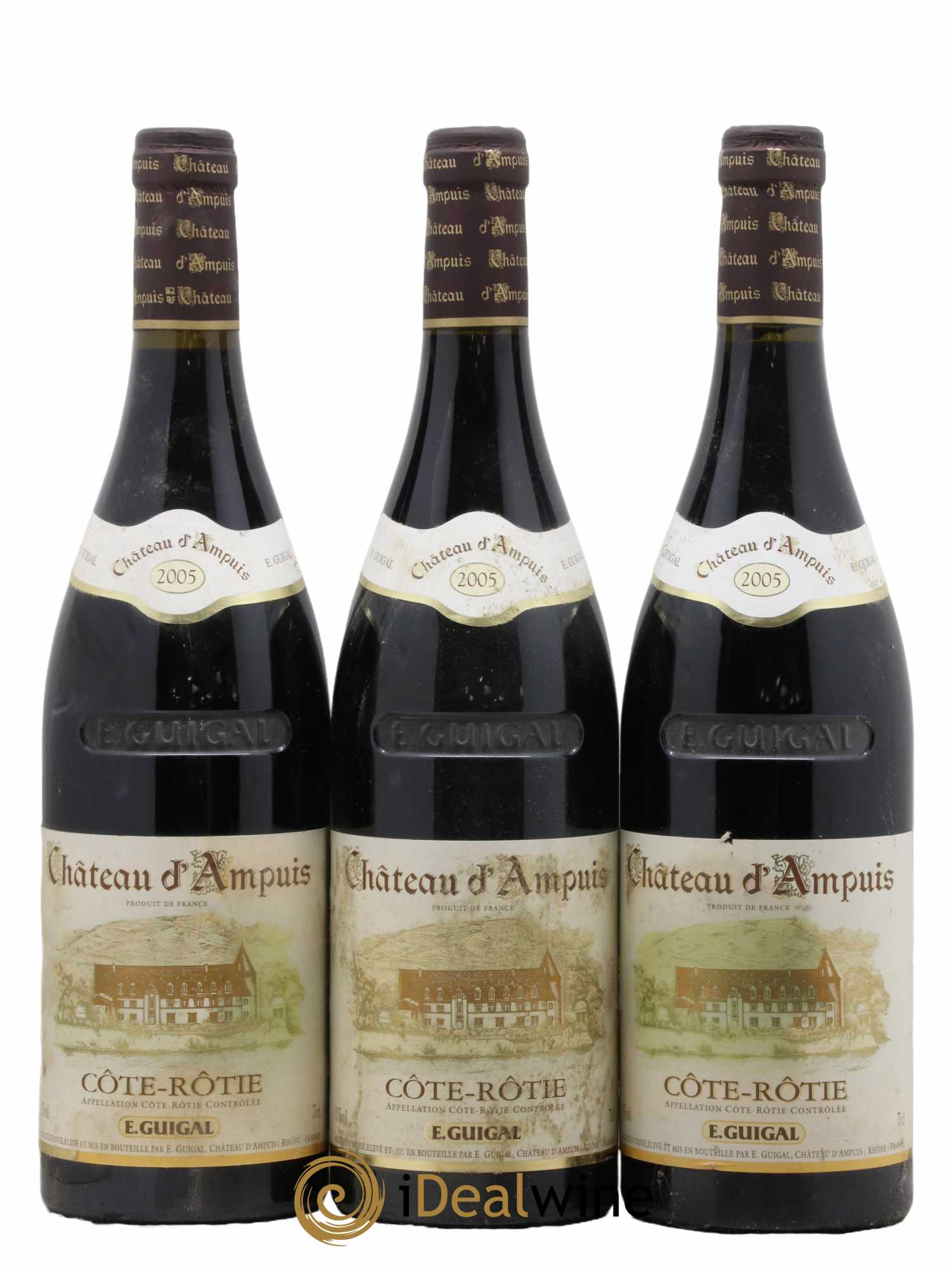 Côte-Rôtie Château d'Ampuis Guigal 2005 - Lot de 3 bouteilles - 0