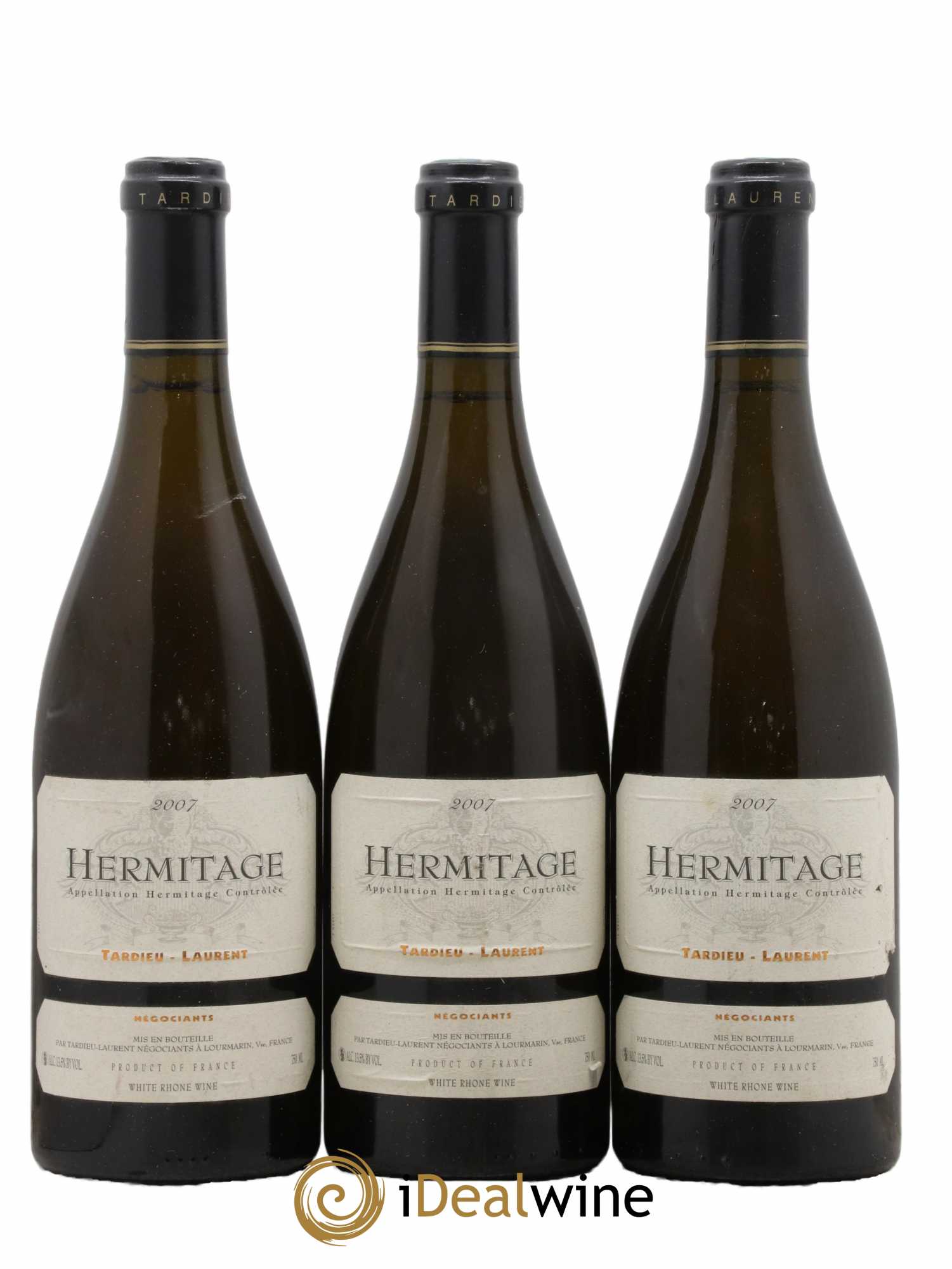 Hermitage Tardieu-Laurent Famille Tardieu 2007 - Lot de 3 bouteilles - 0