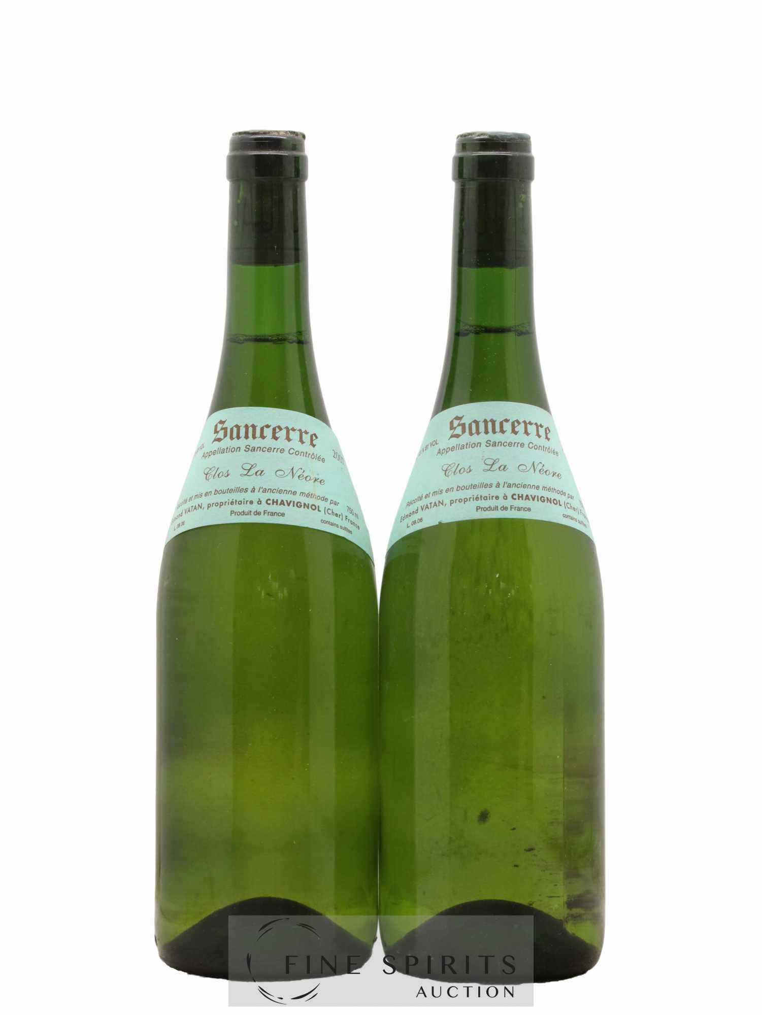 Sancerre Clos la Neore Edmond Vatan 2007 - Lot de 2 bouteilles - 0