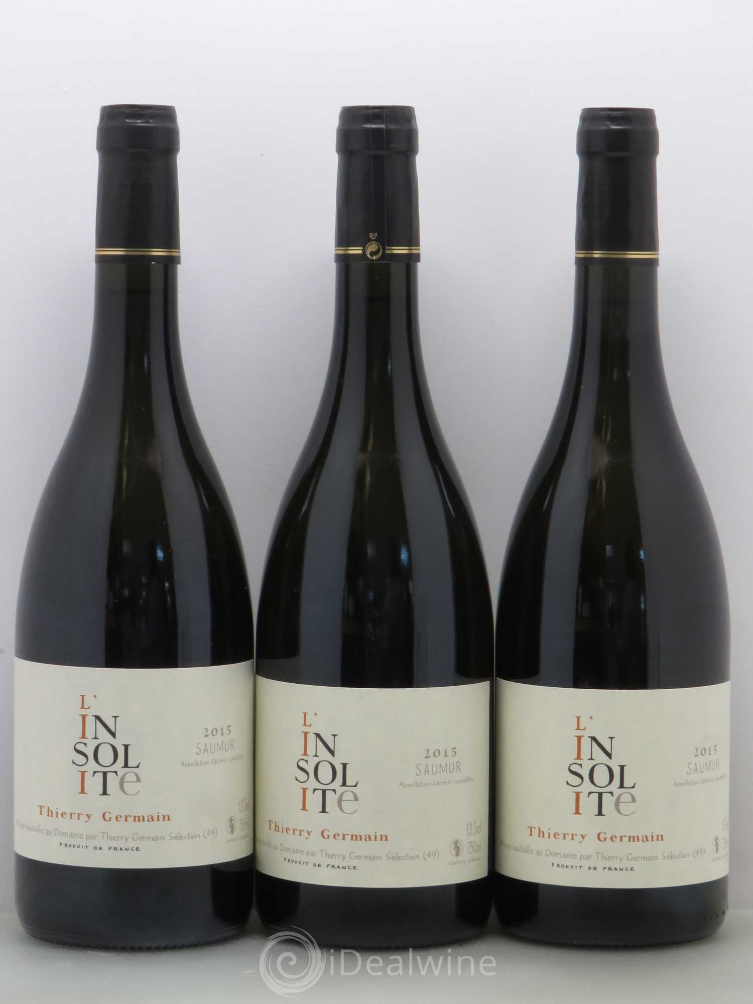 Saumur Insolite Domaine des Roches Neuves - Thierry Germain 2015 - Lot de 3 bouteilles - 0