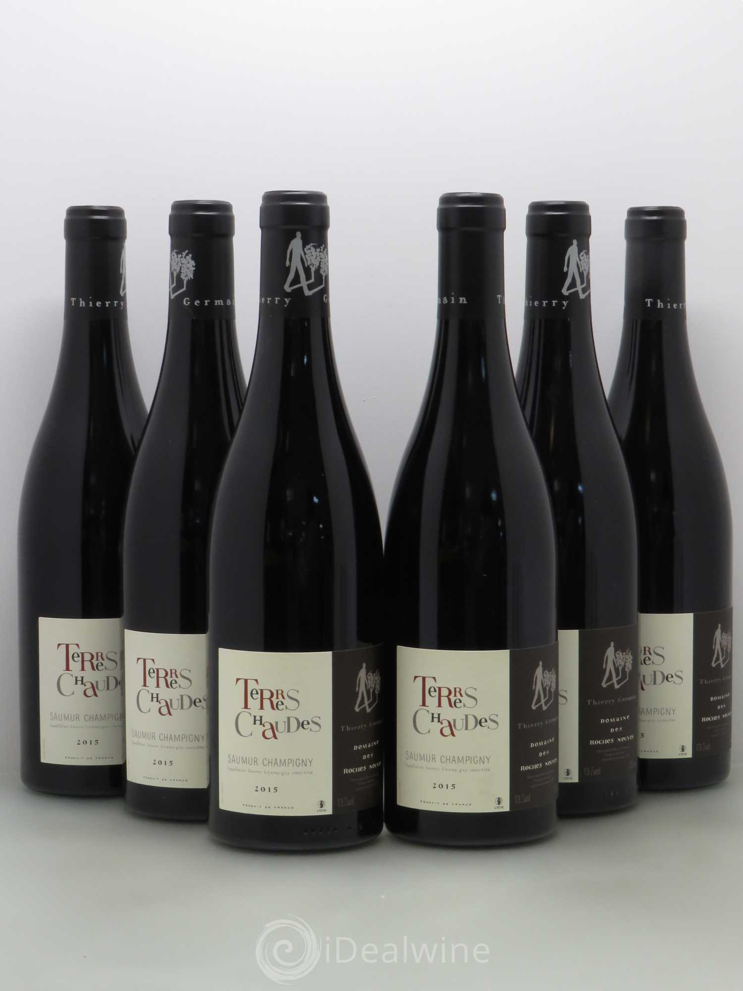 Saumur-Champigny Terres Chaudes Domaine des Roches Neuves - Thierry Germain 2015 - Lot de 6 bouteilles - 0