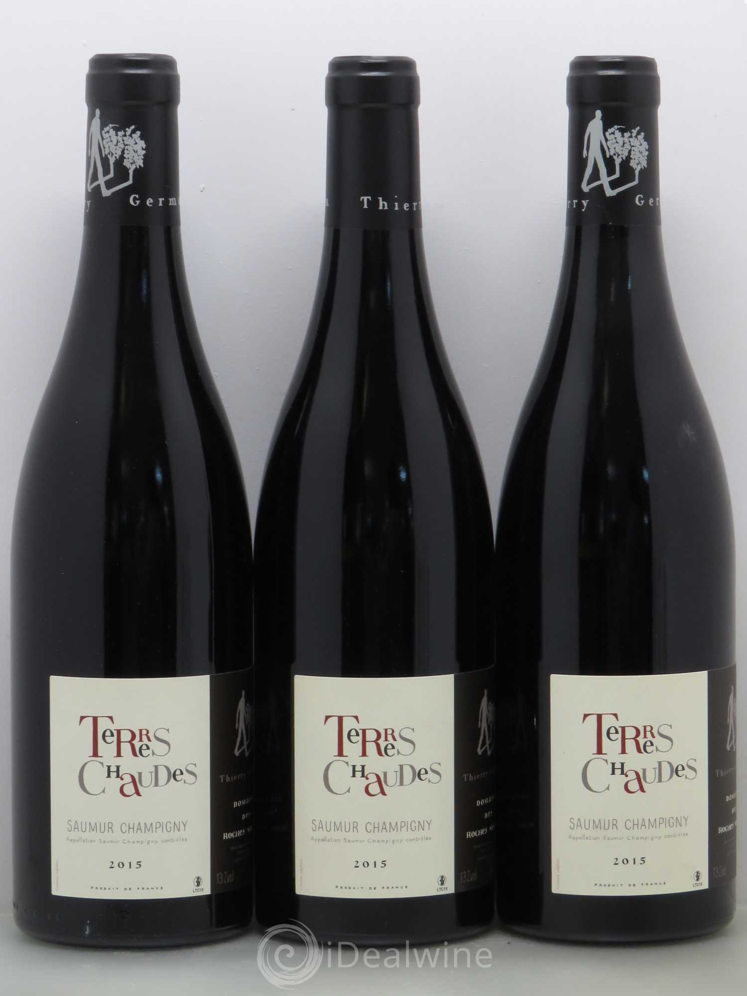 Saumur-Champigny Terres Chaudes Domaine des Roches Neuves - Thierry Germain 2015 - Lot de 3 bouteilles - 0