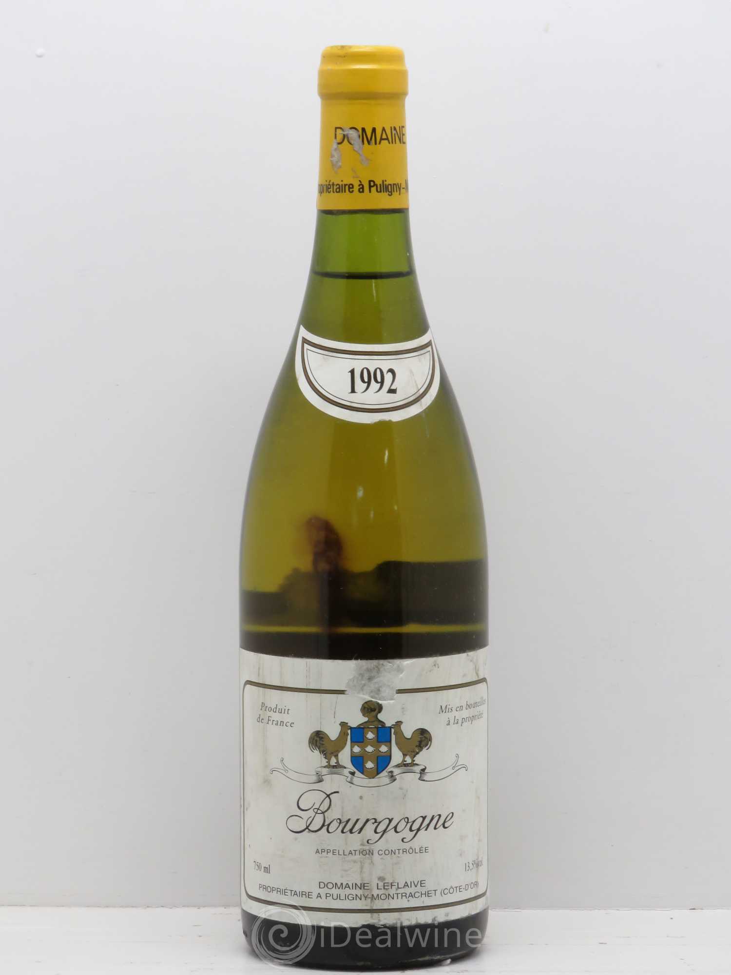 Bourgogne Domaine Leflaive 1992 - Lot de 1 bouteille - 0