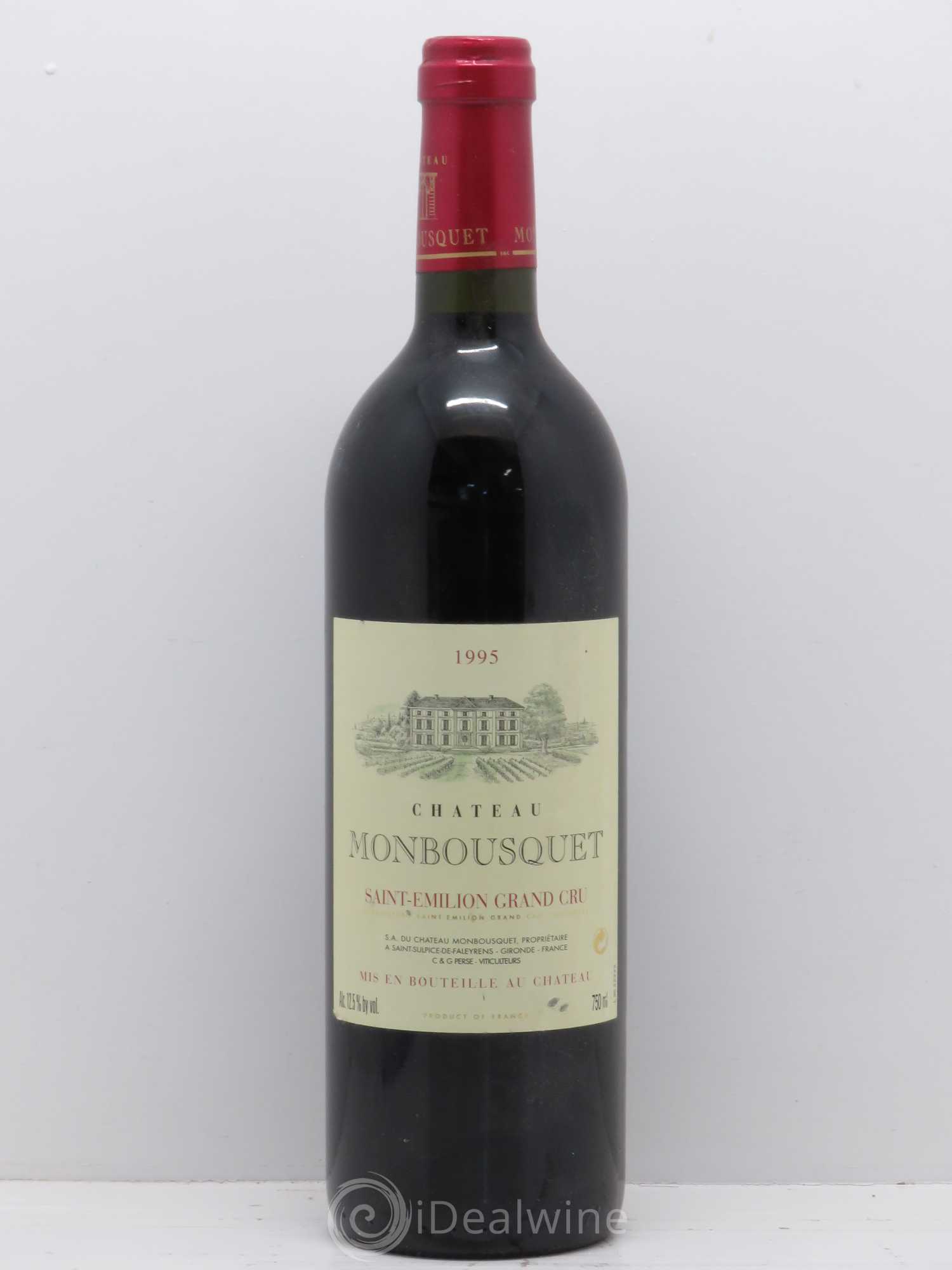 Château Monbousquet Grand Cru Classé 1995 - Lot de 1 bouteille - 0