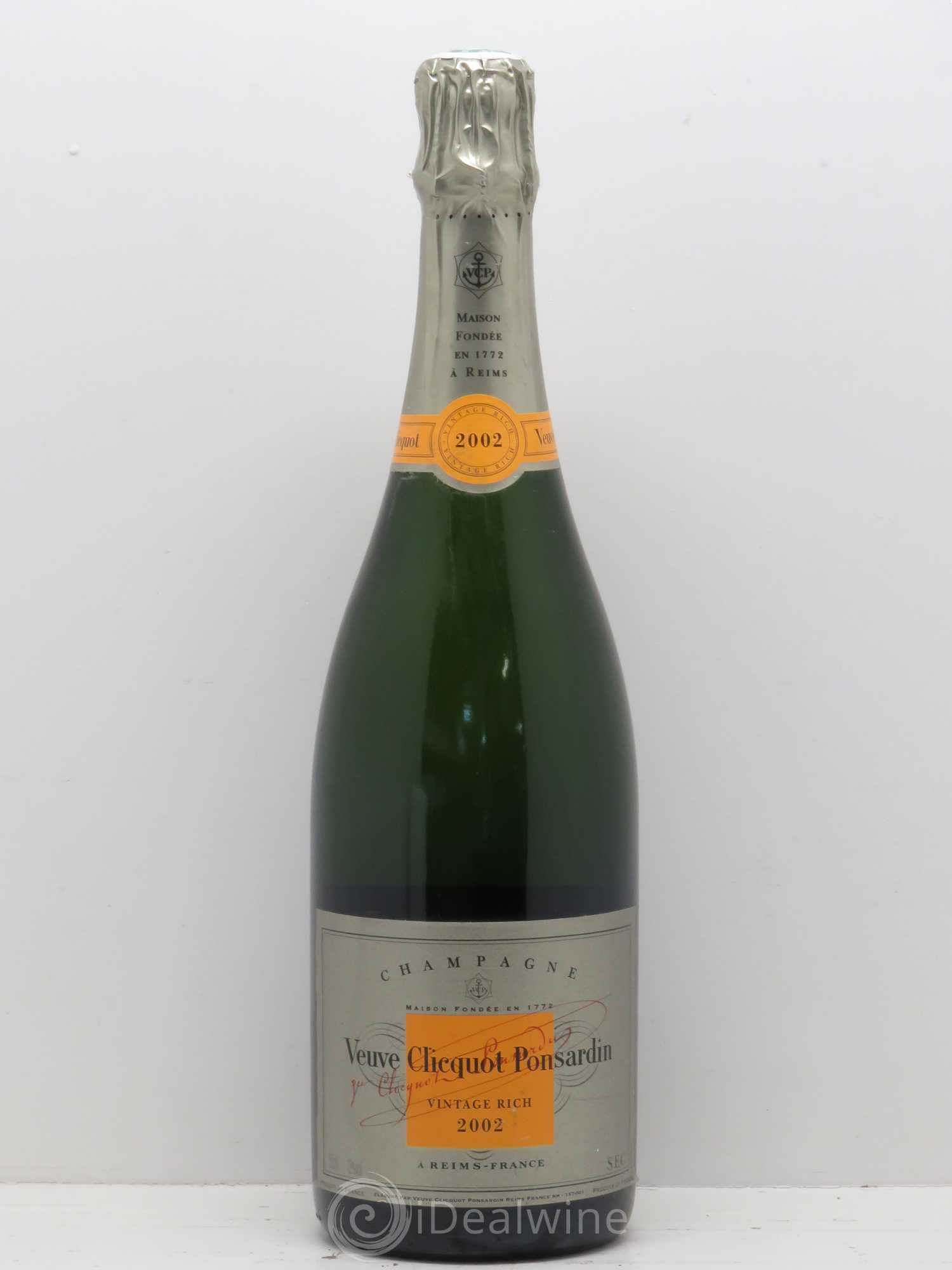 Champagne Veuve Clicquot Cuvée Vintage Rich 2002 - Posten von 1 Flasche - 0