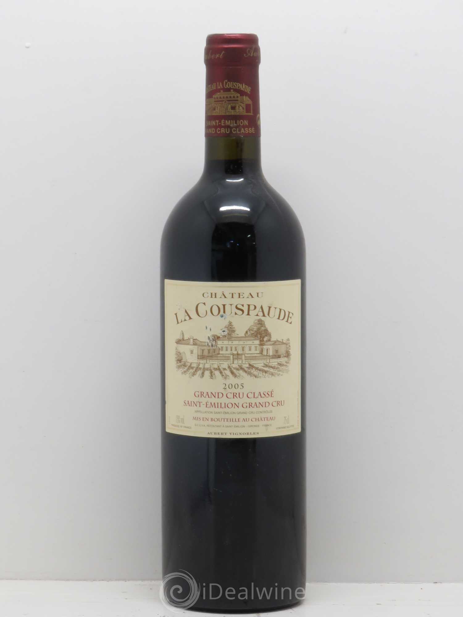 Château la Couspaude Grand Cru Classé 2005 - Lot de 1 bouteille - 0