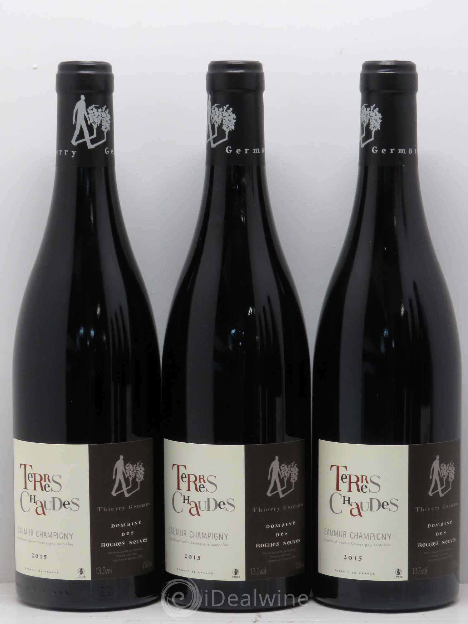 Saumur-Champigny Terres Chaudes Domaine des Roches Neuves - Thierry Germain 2015 - Lot de 6 bouteilles - 2