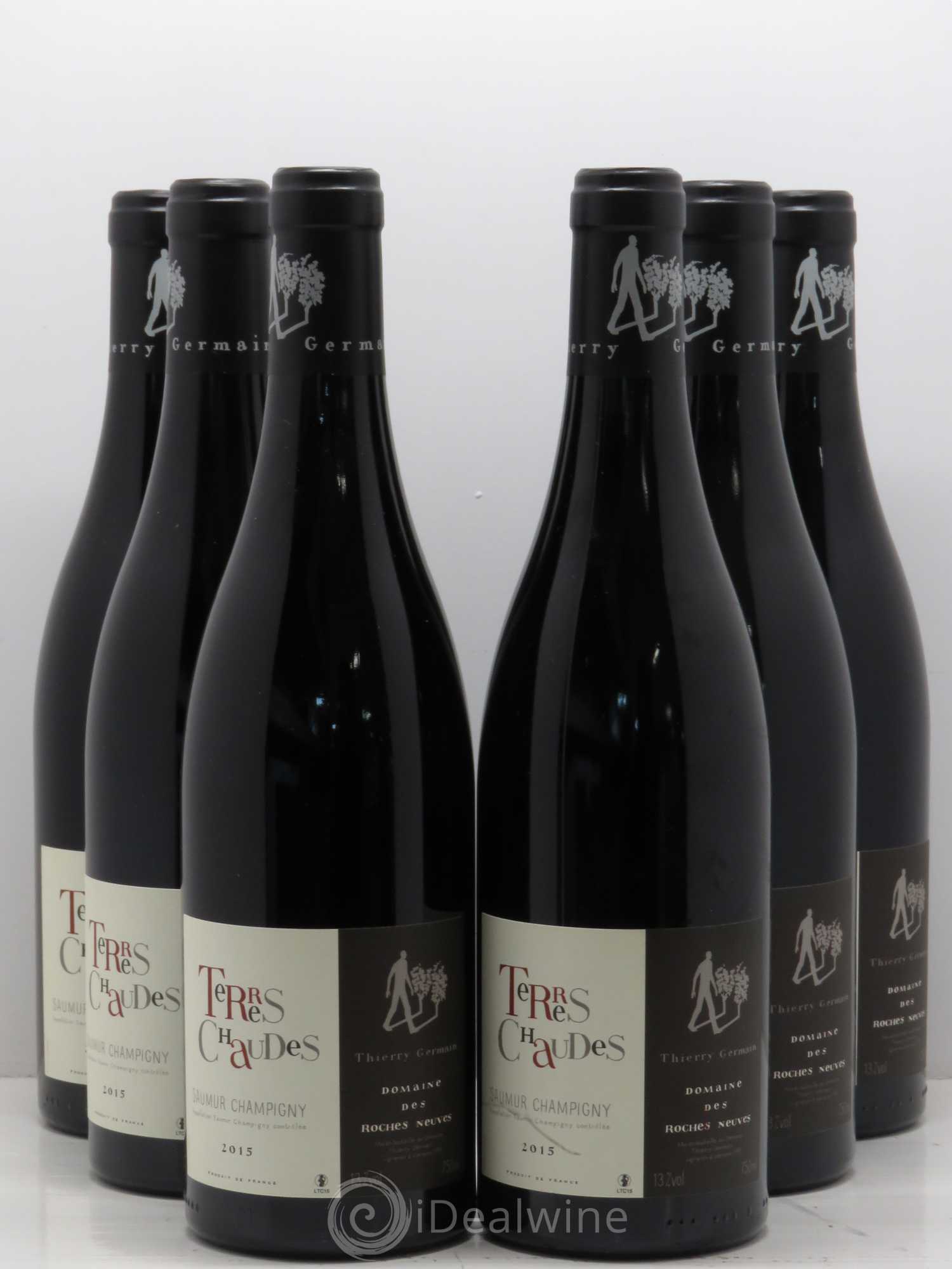 Saumur-Champigny Terres Chaudes Domaine des Roches Neuves - Thierry Germain 2015 - Lot de 6 bouteilles - 0