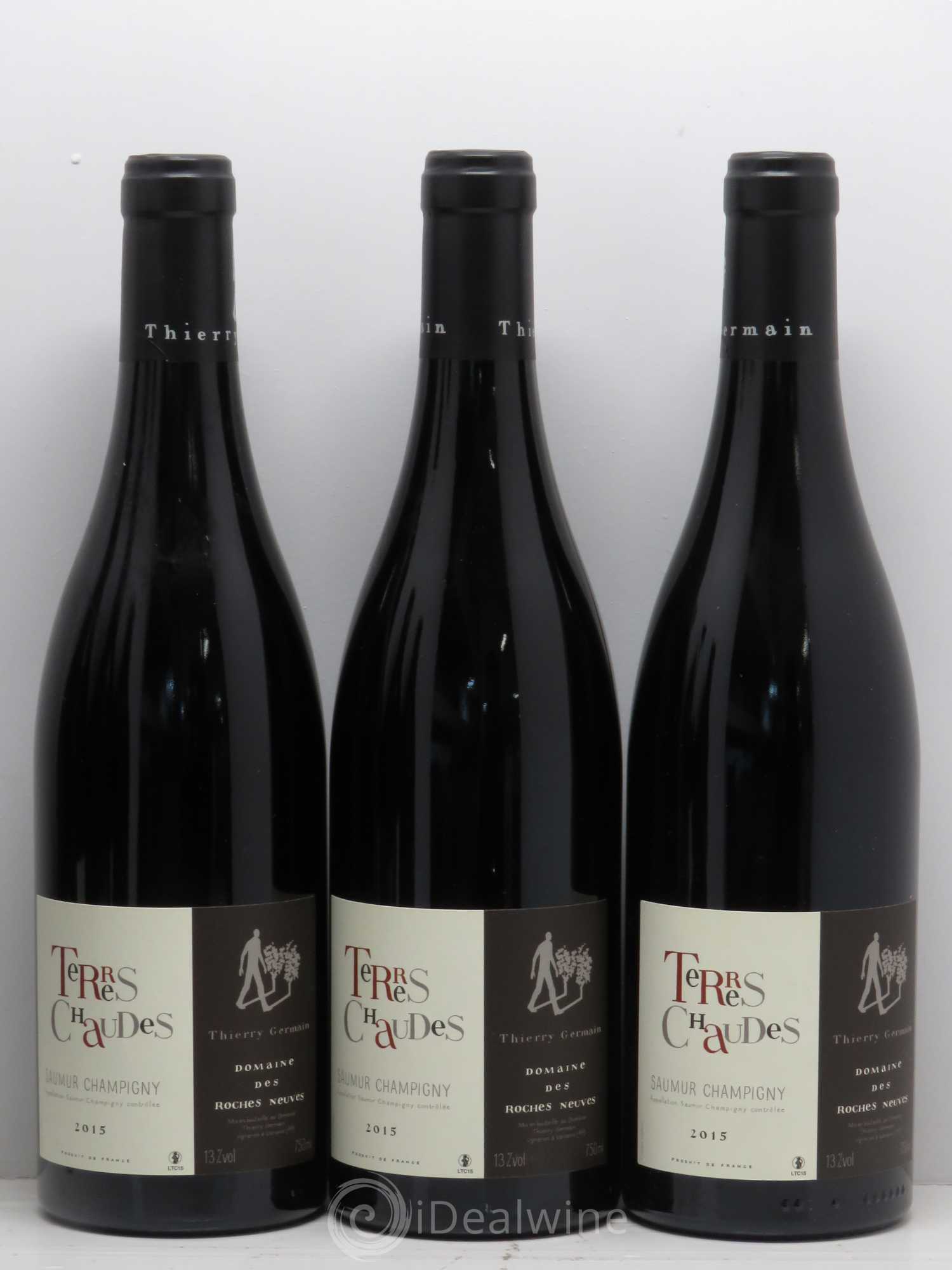 Saumur-Champigny Terres Chaudes Domaine des Roches Neuves - Thierry Germain 2015 - Lot de 6 bouteilles - 1