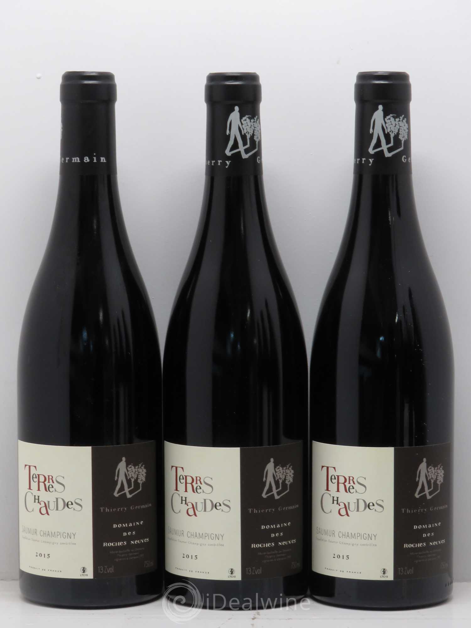 Saumur-Champigny Terres Chaudes Domaine des Roches Neuves - Thierry Germain 2015 - Lot de 6 bouteilles - 2