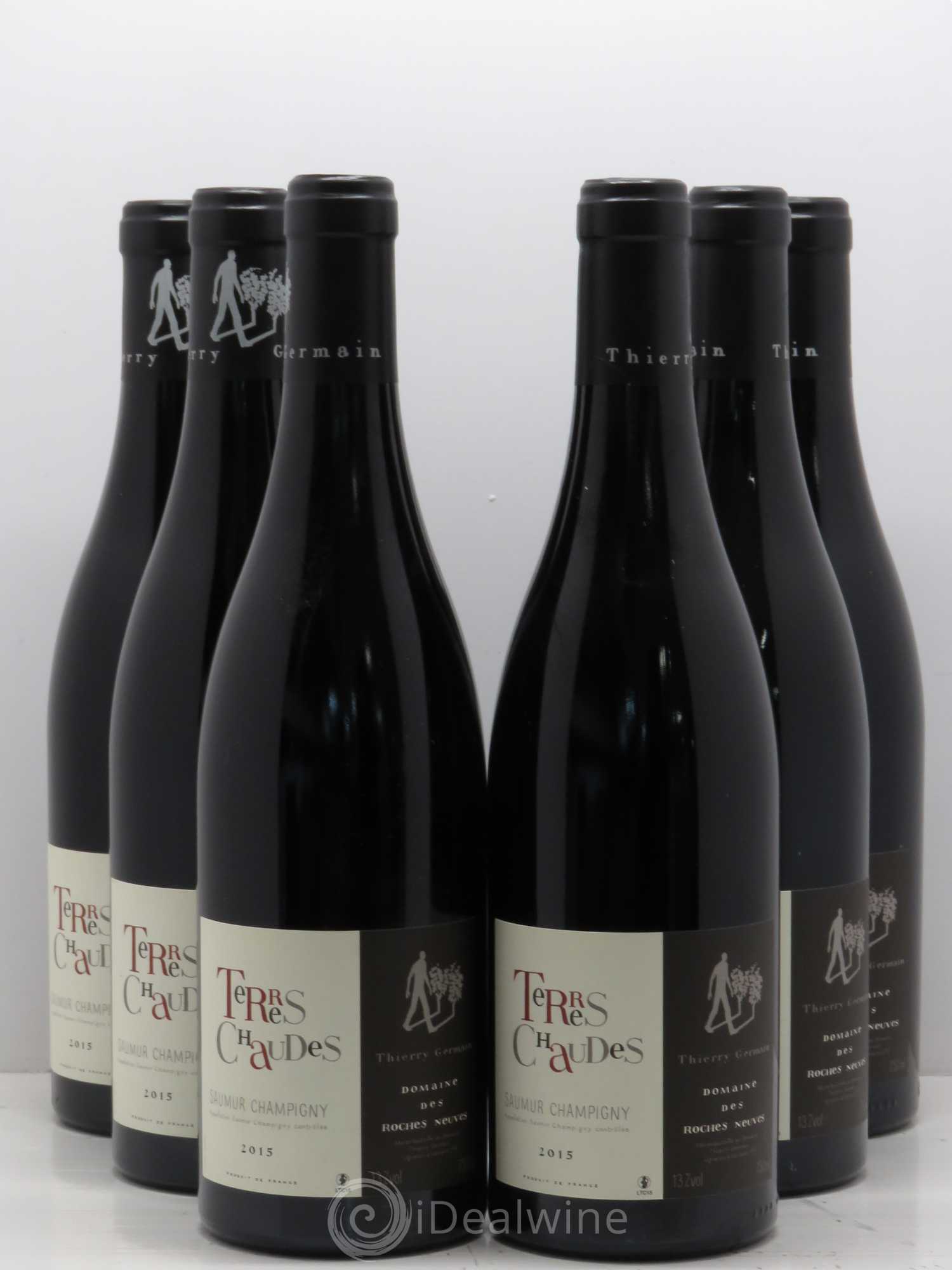 Saumur-Champigny Terres Chaudes Domaine des Roches Neuves - Thierry Germain 2015 - Lot de 6 bouteilles - 0