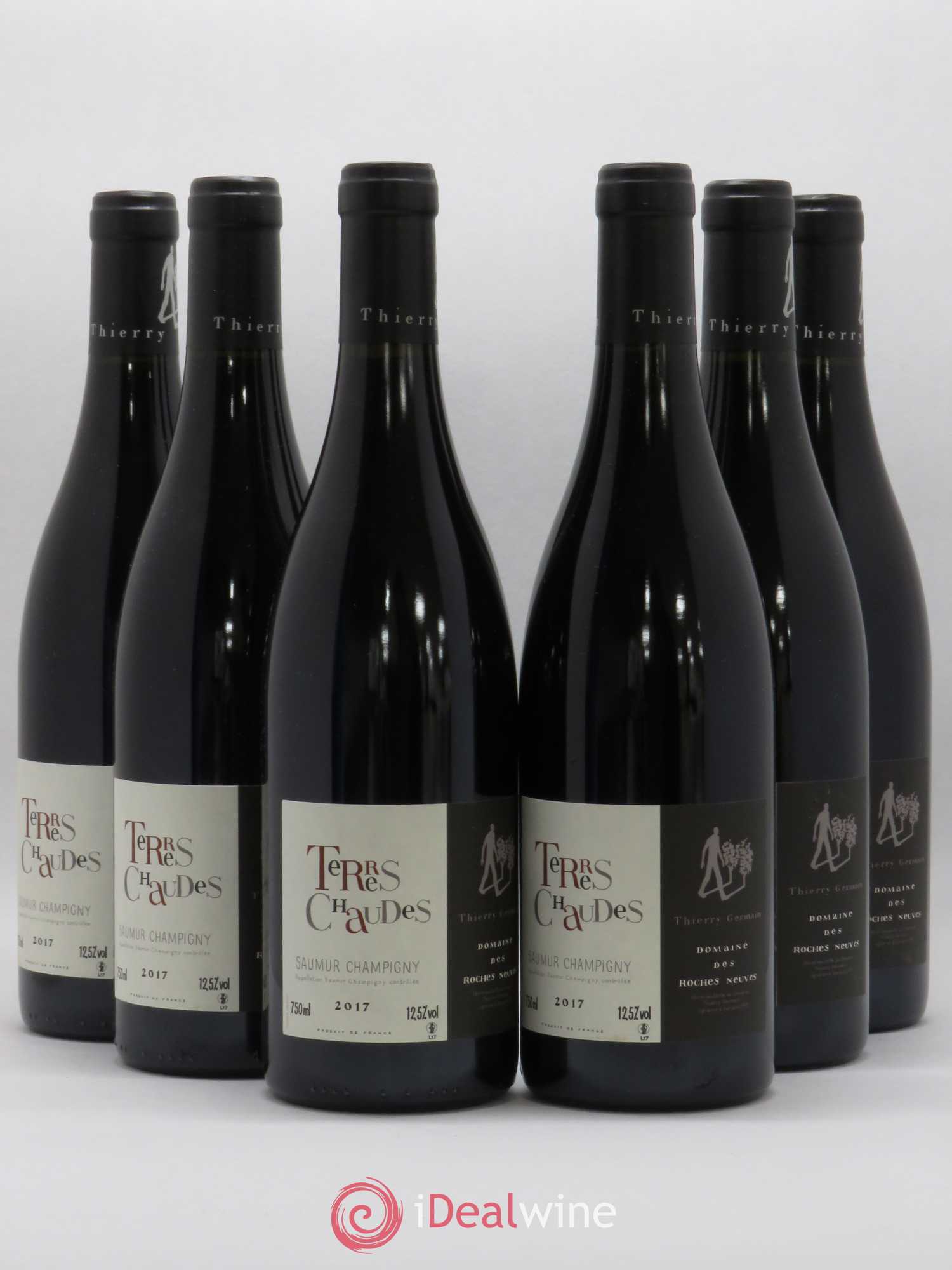 Saumur-Champigny Terres Chaudes Domaine des Roches Neuves - Thierry Germain 2017 - Lot de 6 bouteilles - 0