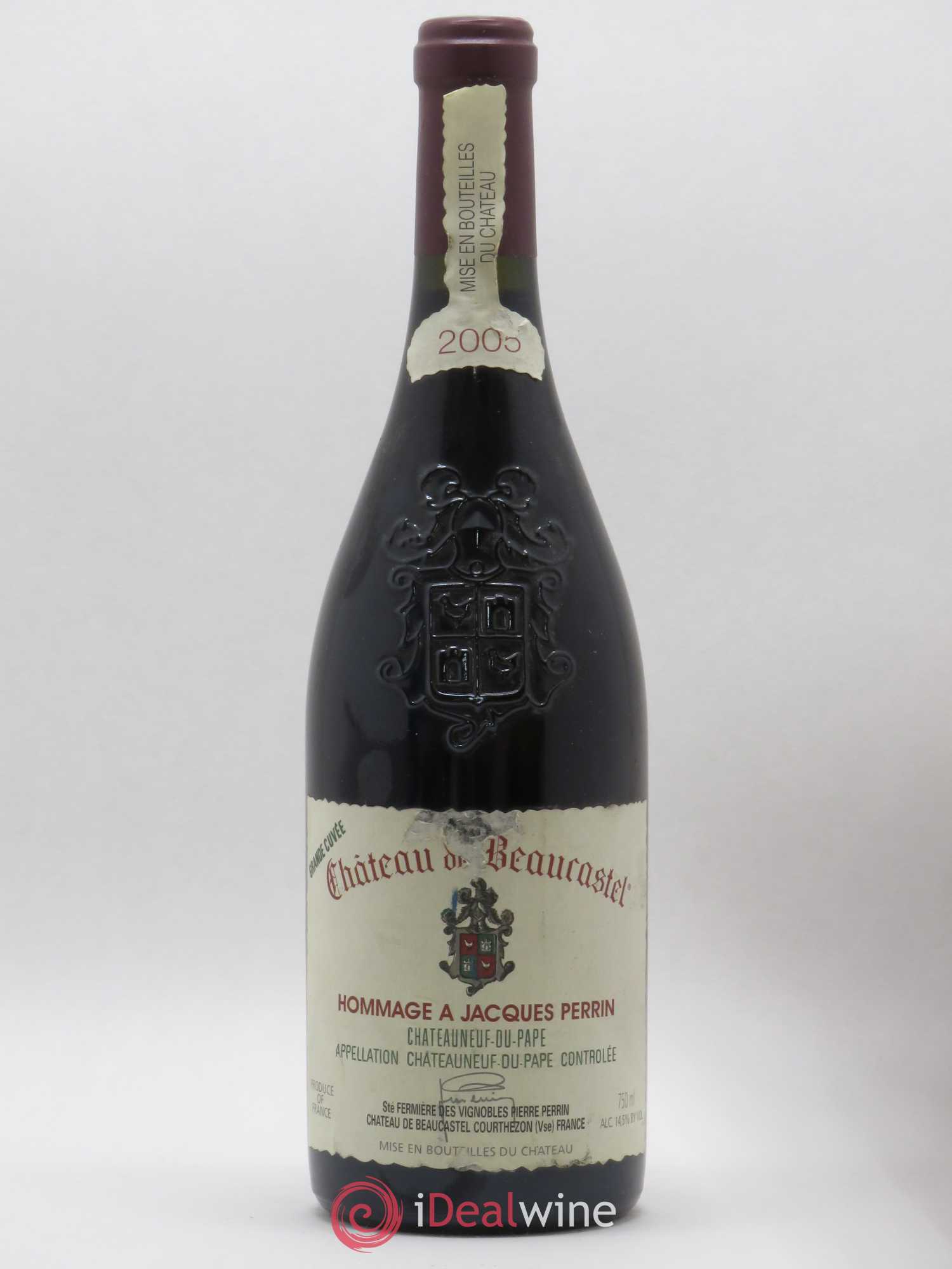 Châteauneuf-du-Pape Château de Beaucastel Hommage à Jacques Perrin Famille Perrin 2005 - Posten von 1 Flasche - 0