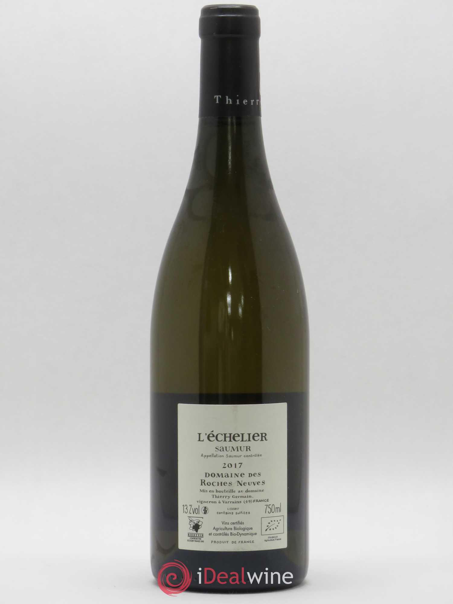 Saumur-Champigny Clos de l'Echelier Domaine des Roches Neuves - Thierry Germain 2017 - Lot de 1 bouteille - 1