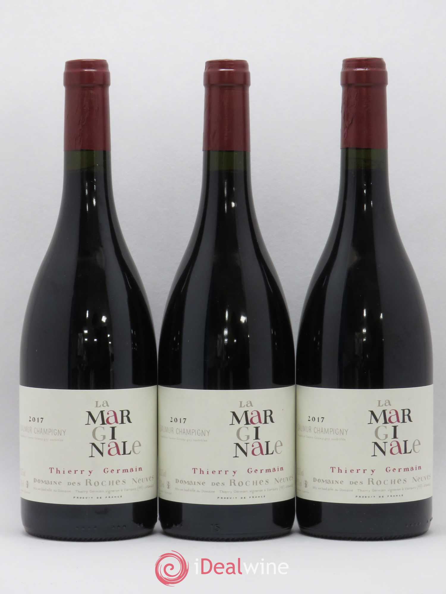Saumur-Champigny La Marginale Domaine des Roches Neuves - Thierry Germain 2017 - Lot de 3 bouteilles - 0