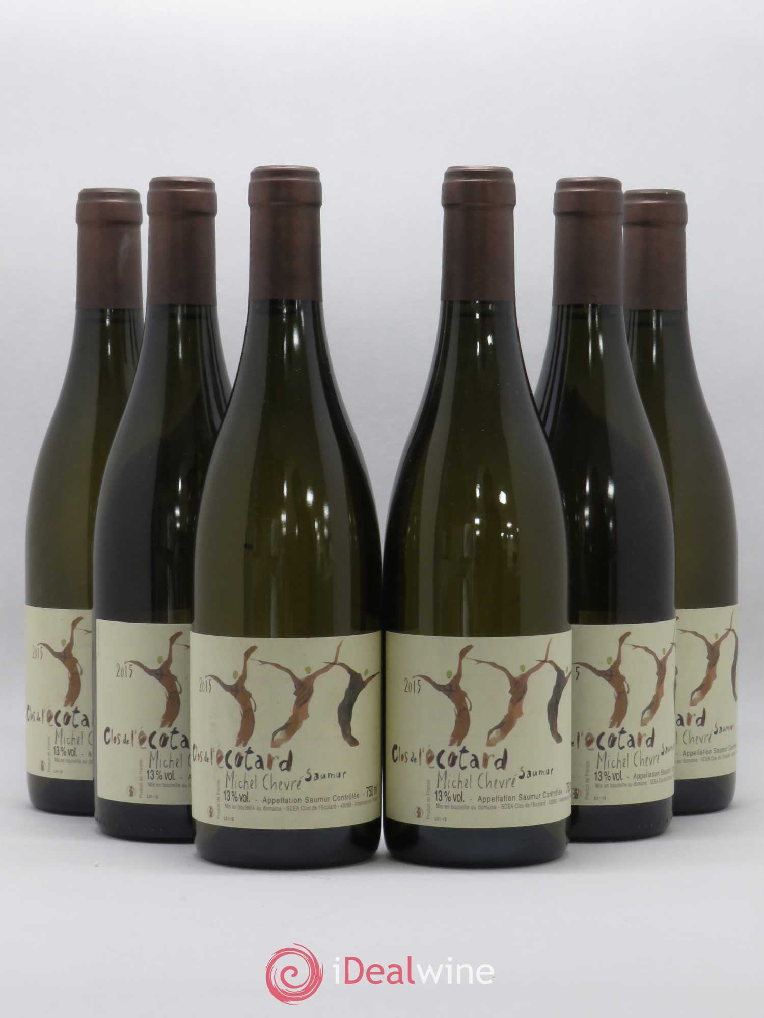 Saumur Clos de l'Ecotard Michel Chevré 2015 - Posten von 6 Flaschen - 0