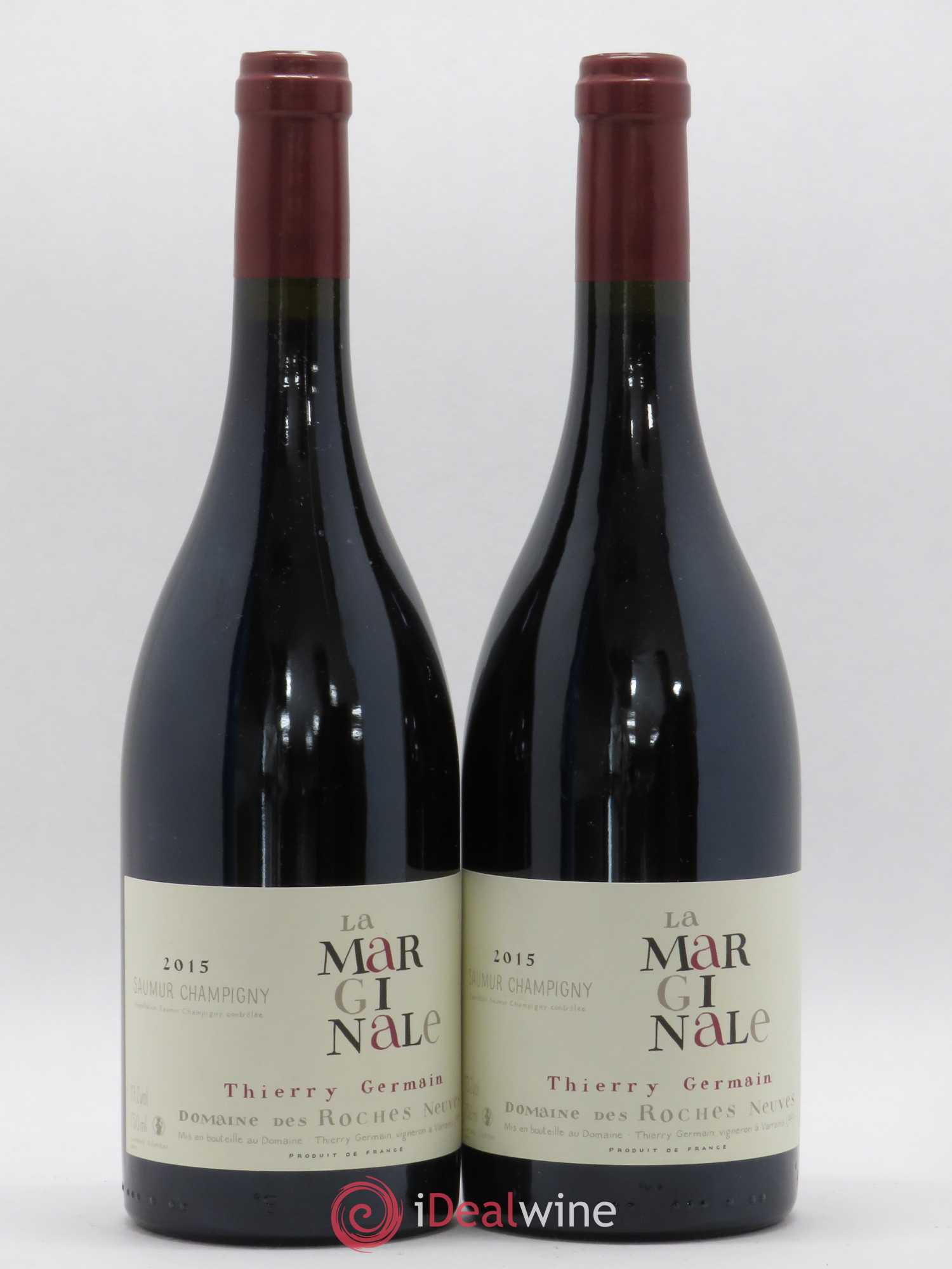 Saumur-Champigny La Marginale Domaine des Roches Neuves - Thierry Germain 2015 - Lot de 2 bouteilles - 0