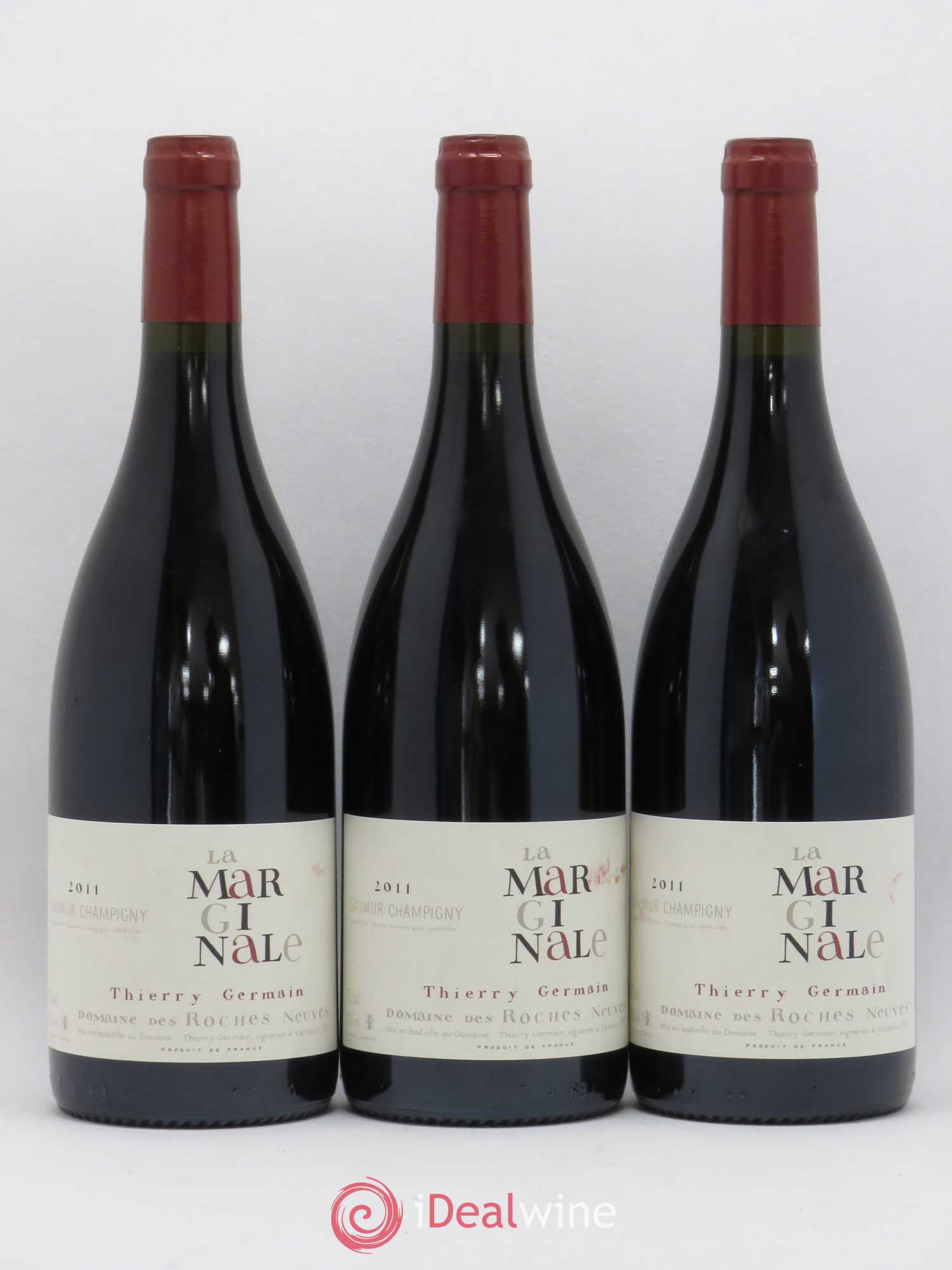 Saumur-Champigny La Marginale Domaine des Roches Neuves - Thierry Germain 2011 - Lot de 3 bouteilles - 0
