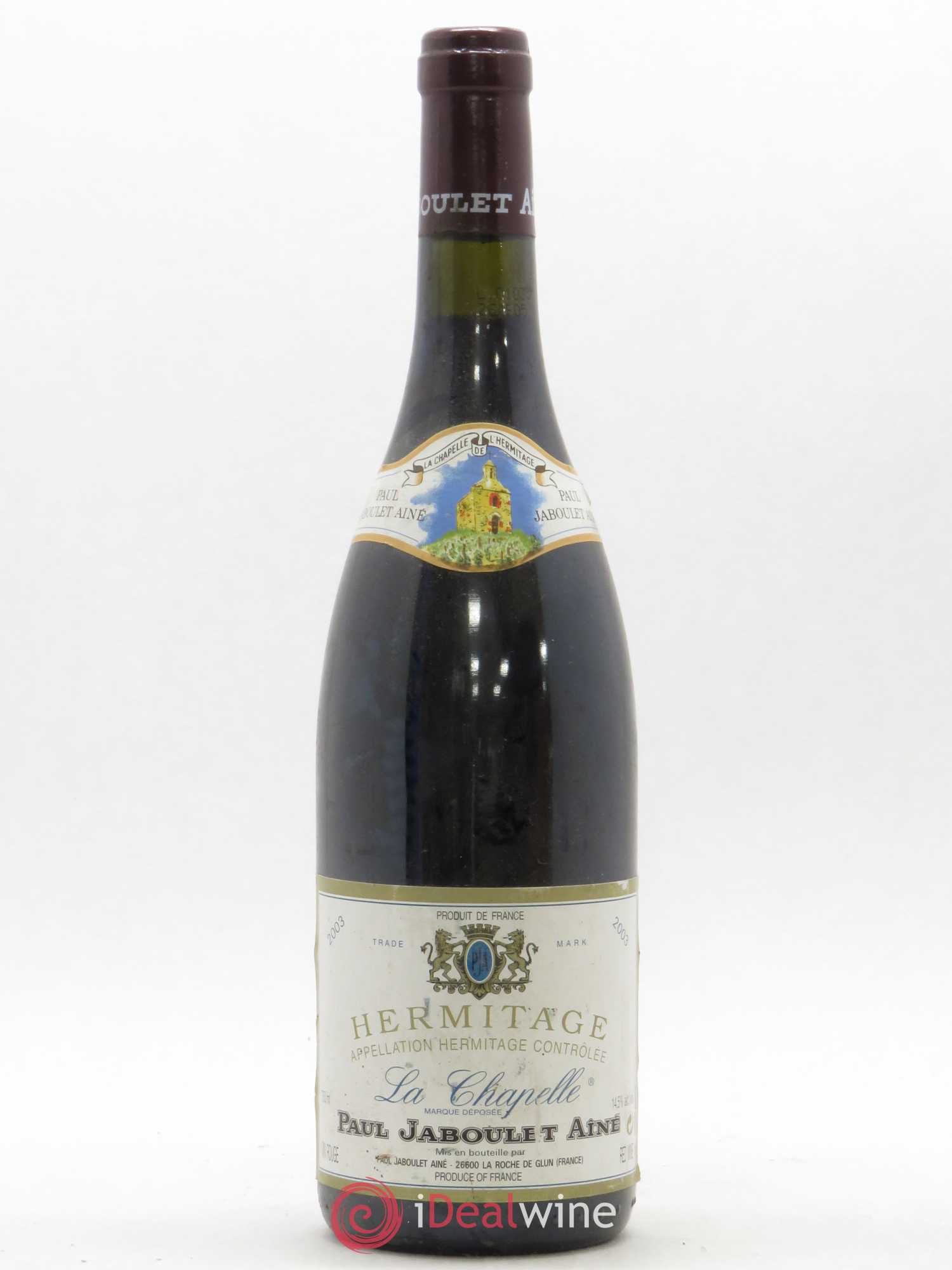 Hermitage La Chapelle Paul Jaboulet Ainé 2003 - Lot de 1 bouteille - 0