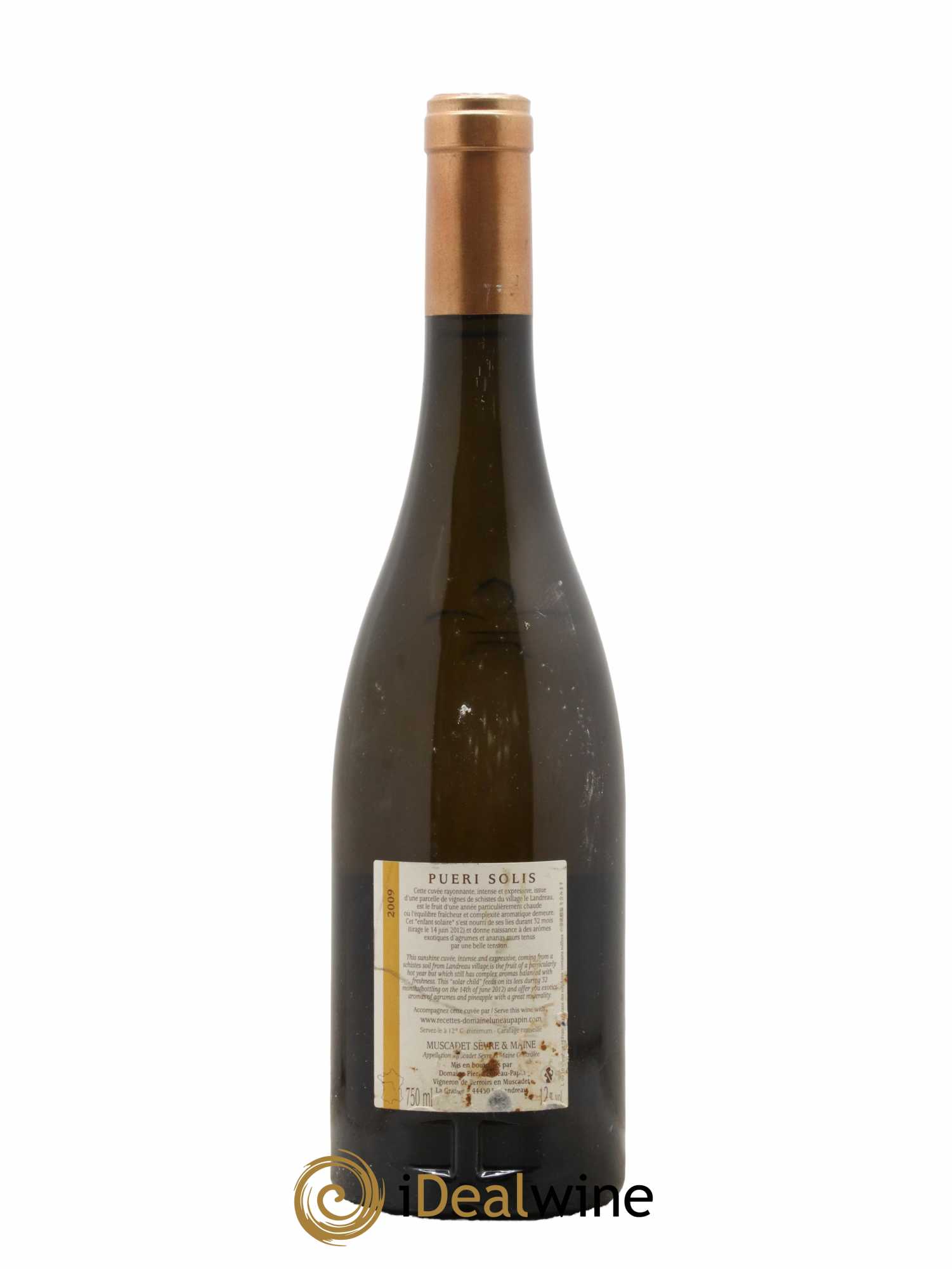 Muscadet-Sèvre-et-Maine Pueri Solis Luneau-Papin 2009 - Lot de 1 bouteille - 1
