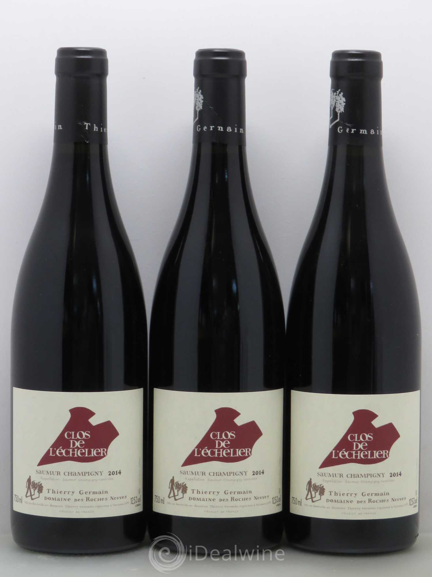Saumur-Champigny Clos de l'Echelier Domaine des Roches Neuves - Thierry Germain 2014 - Lot de 3 bouteilles - 0