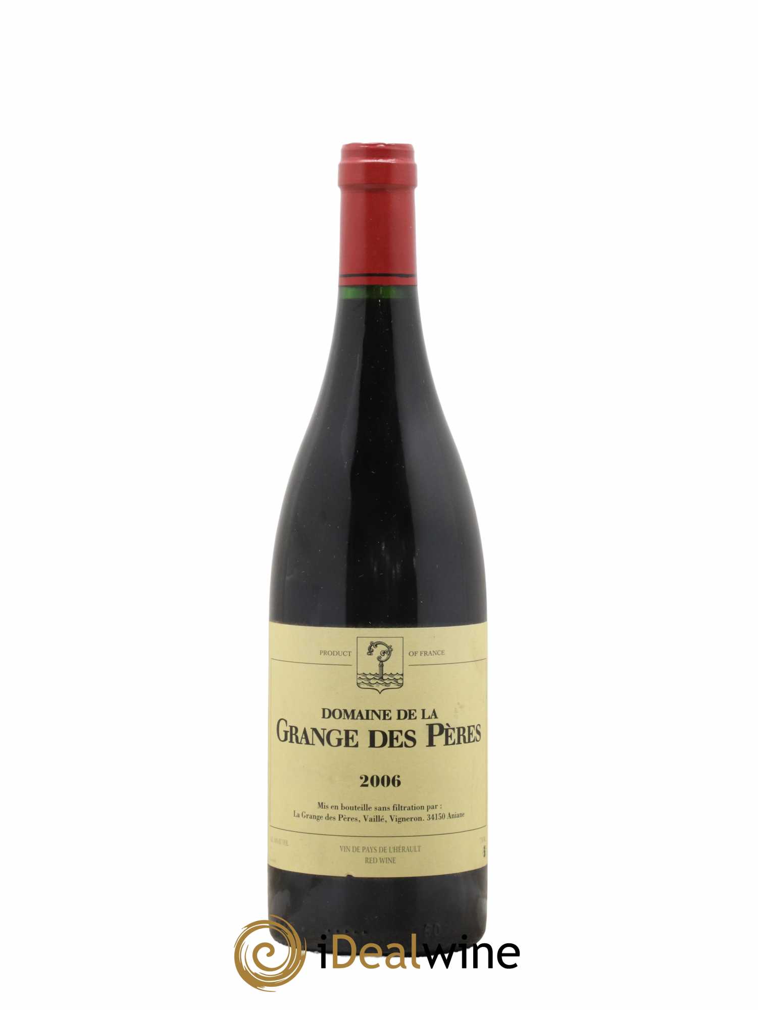 Pays d'Hérault Grange des Pères Laurent Vaillé 2006 - Lot de 1 bouteille - 0