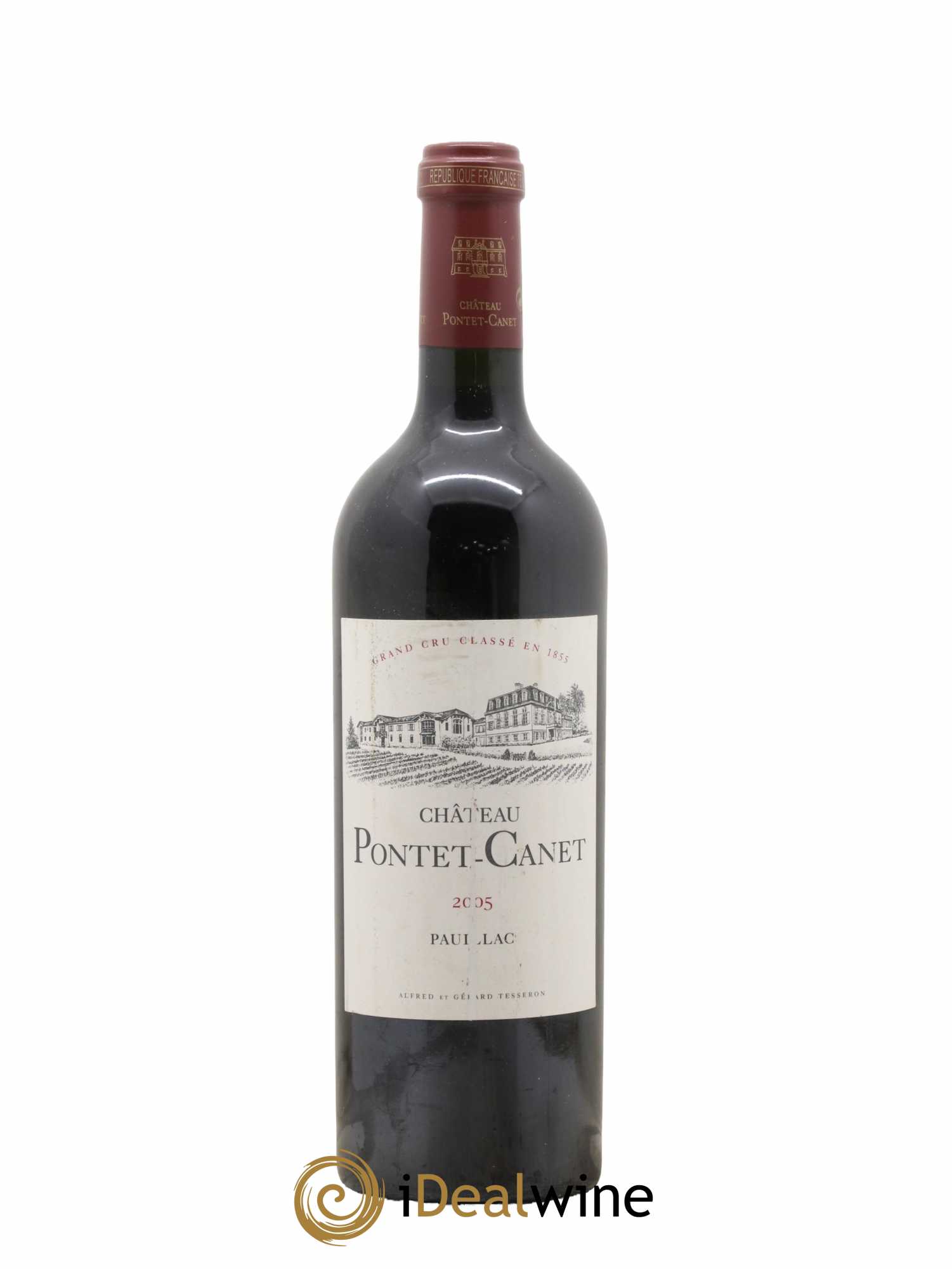 Château Pontet Canet 5ème Grand Cru Classé 2005 - Lot de 1 bouteille - 0