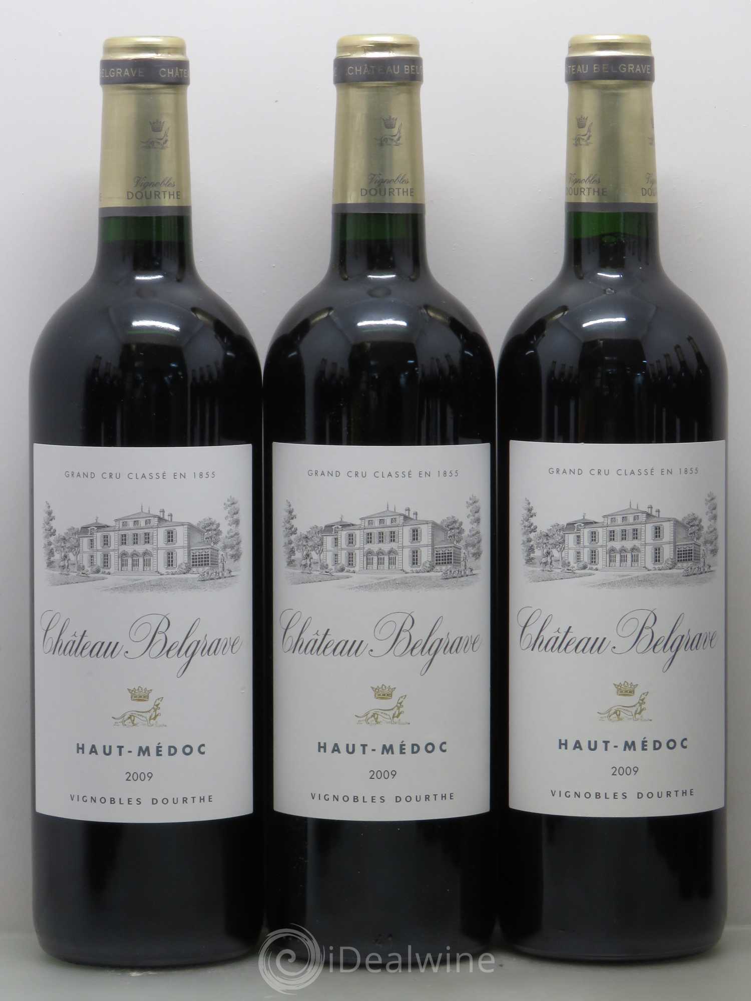 Château Belgrave 5ème Grand Cru Classé 2009 - Lot de 12 bouteilles - 1
