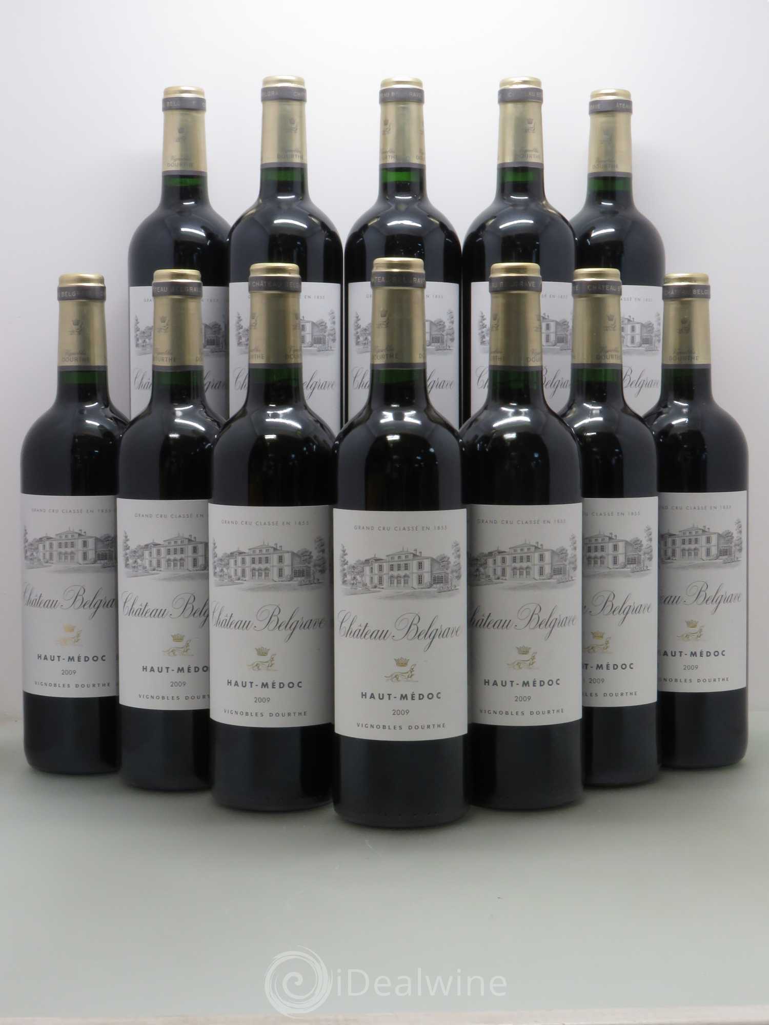 Château Belgrave 5ème Grand Cru Classé 2009 - Lot de 12 bouteilles - 0