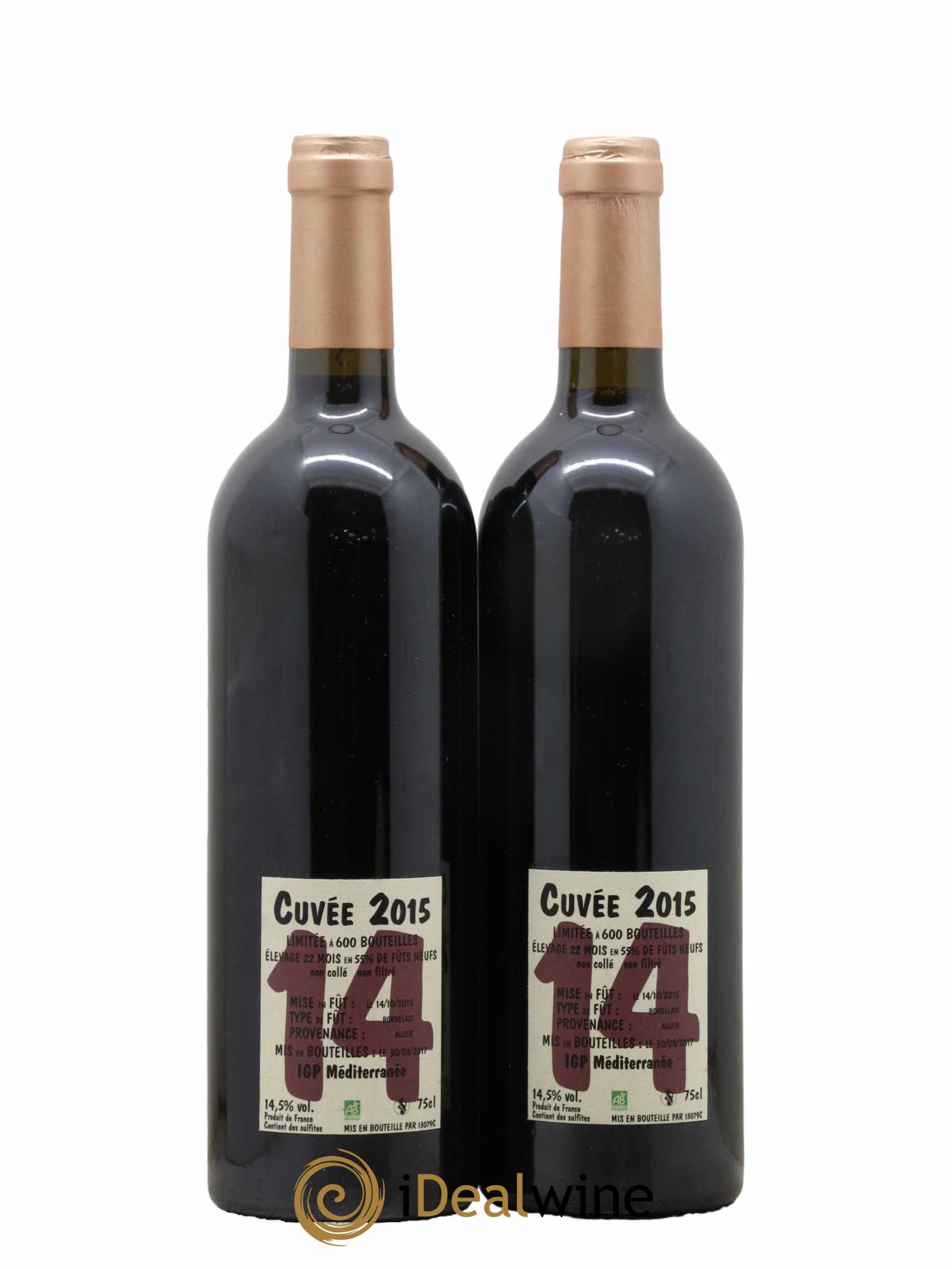 IGP Méditerranée Cuvée du Pas 2015 - Lot de 2 bouteilles - 1