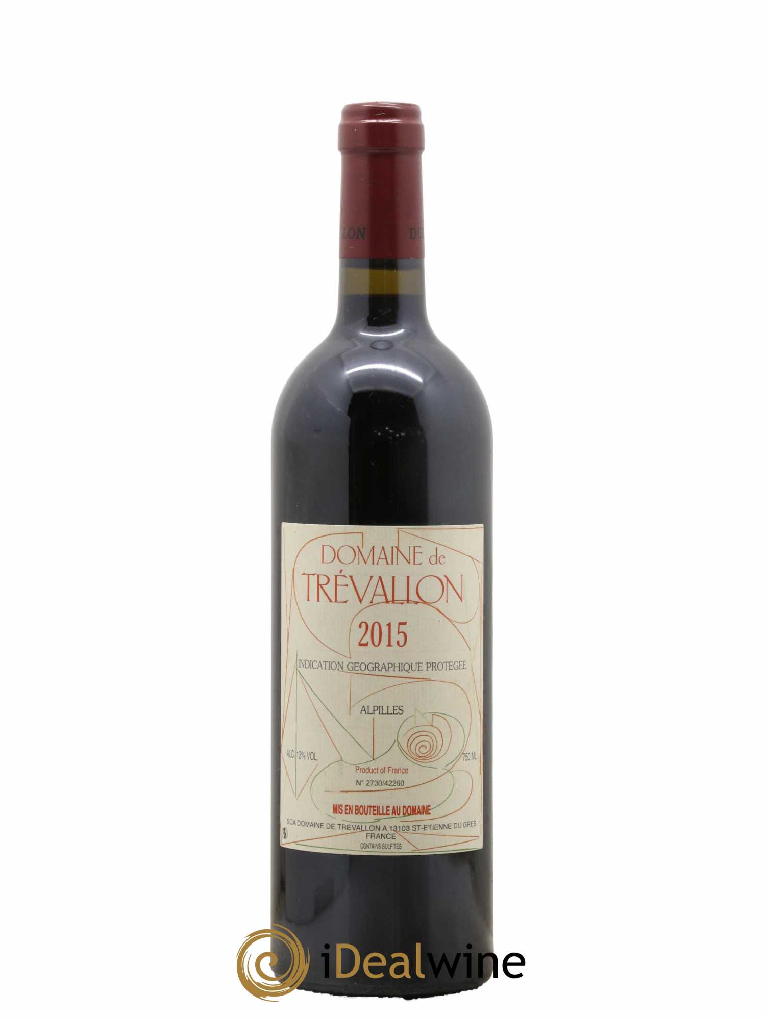 Alpilles Trévallon (Domaine de) Eloi Dürrbach 2015 - Lot de 1 bouteille - 0